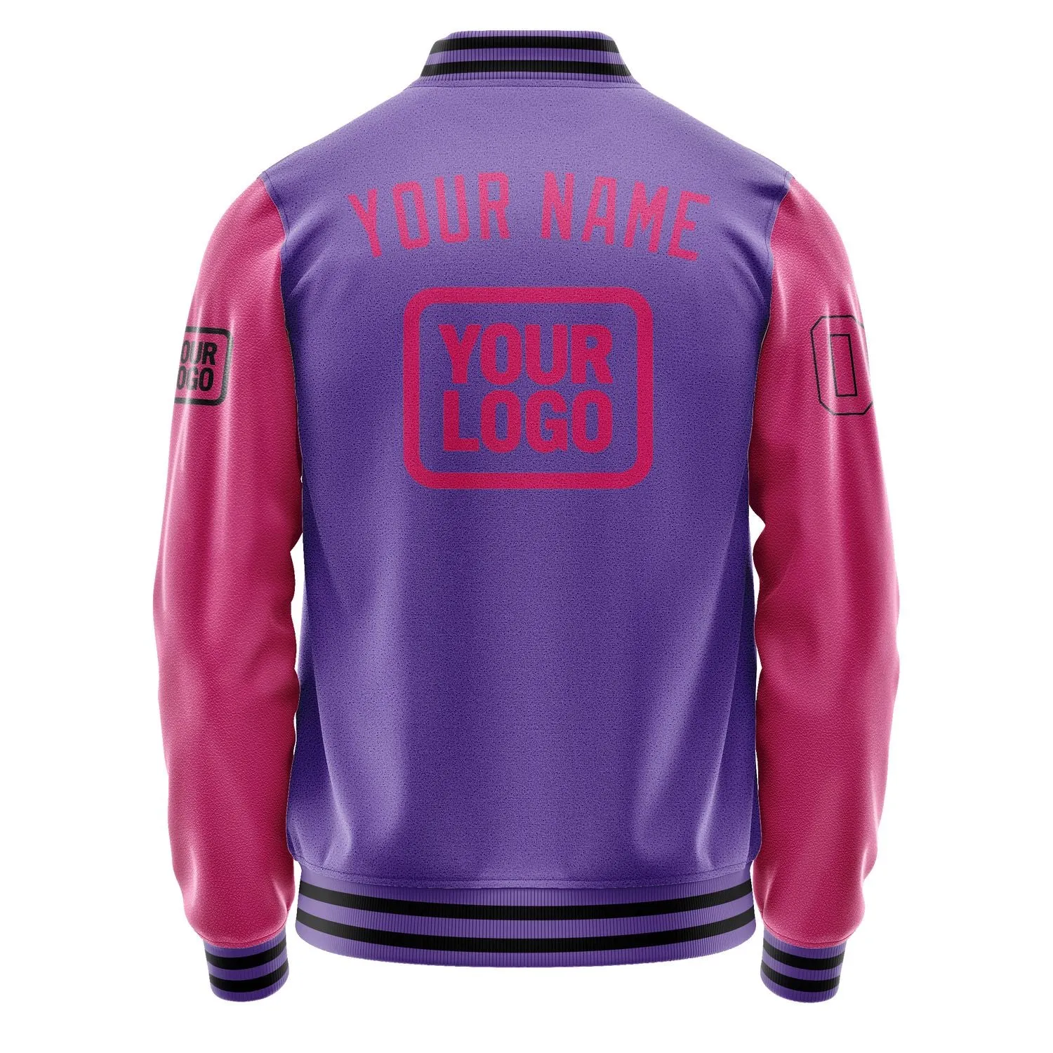Custom Light Purple Pink Jacket sold by Tailorly product image thumbnail 4