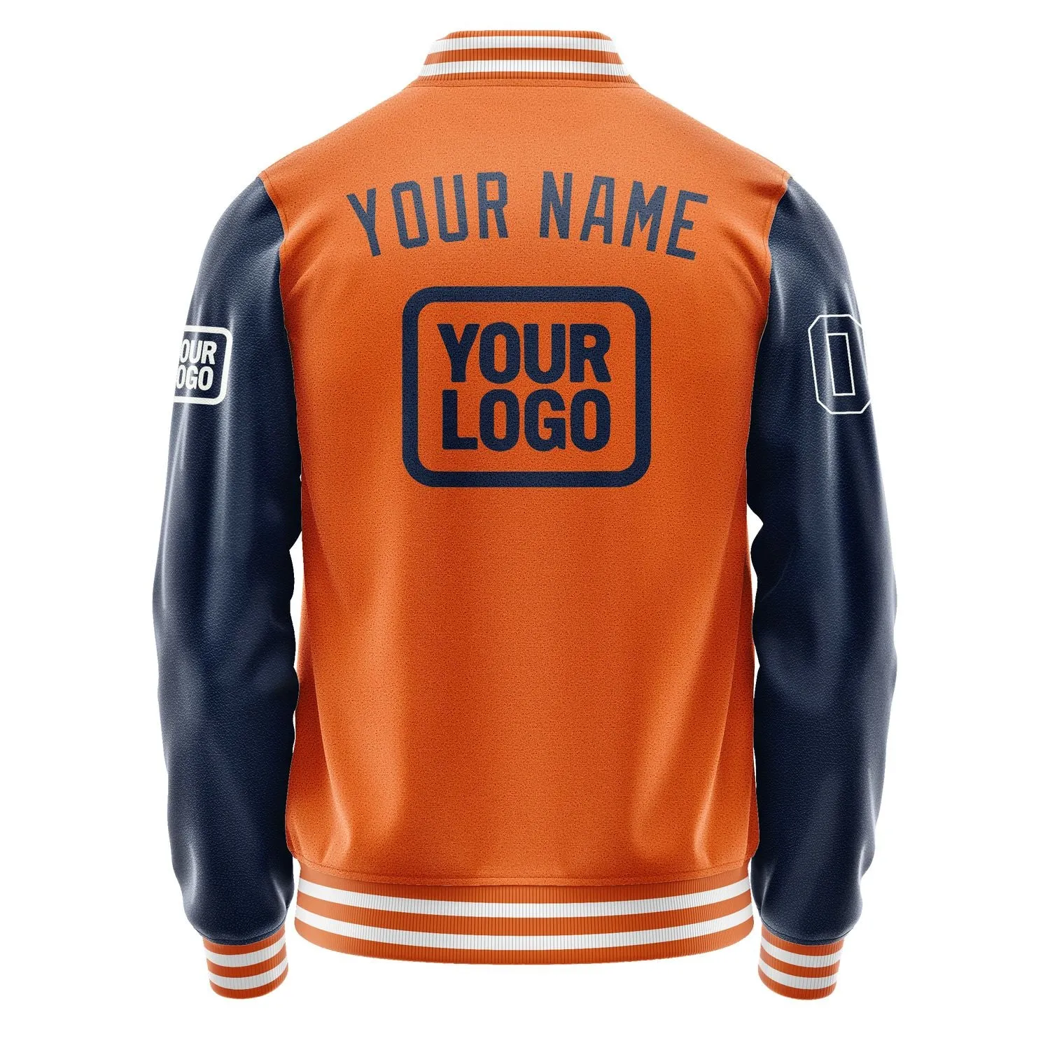 Custom Orange Blue Jacket sold by Tailorly product image thumbnail 4