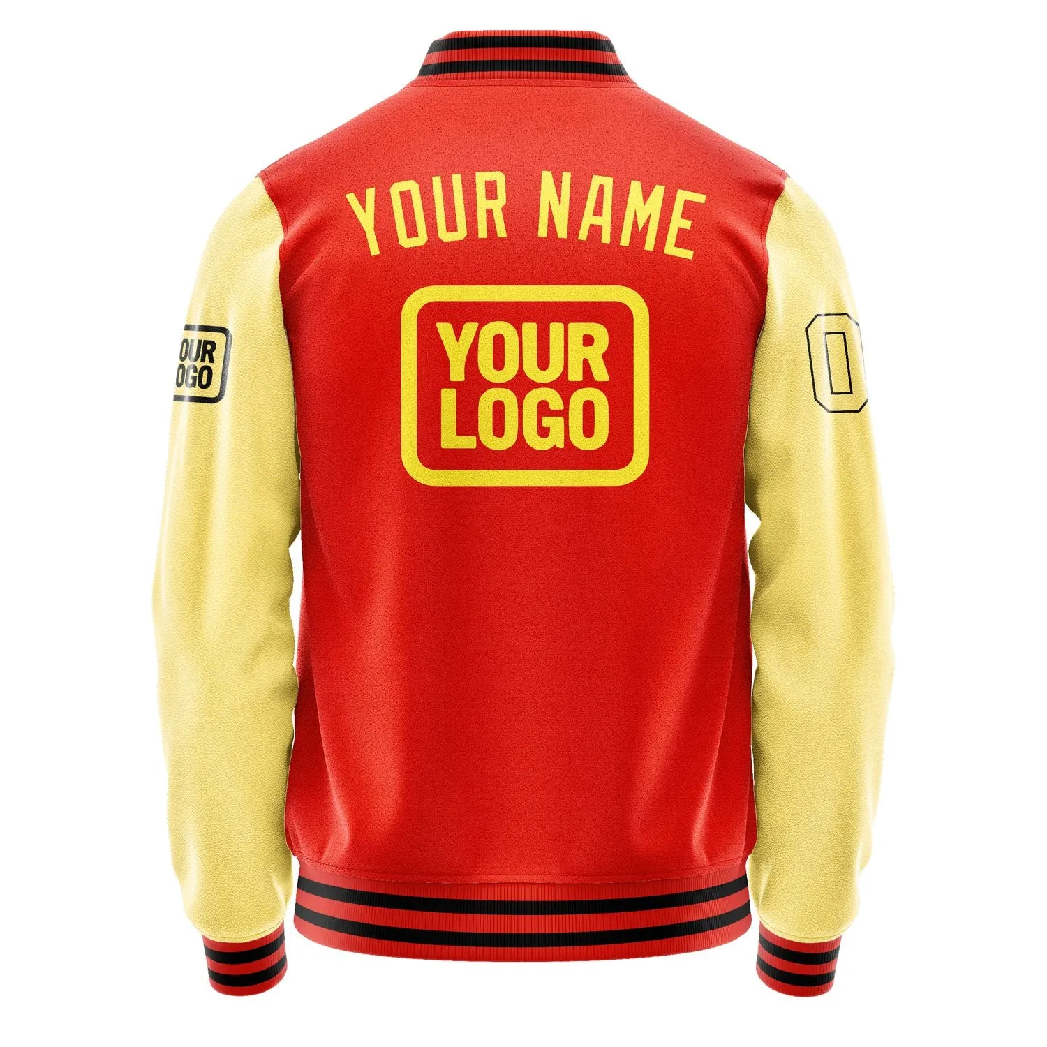 Custom Orange Red Light Yellow Jacket sold by Tailorly product image thumbnail 4
