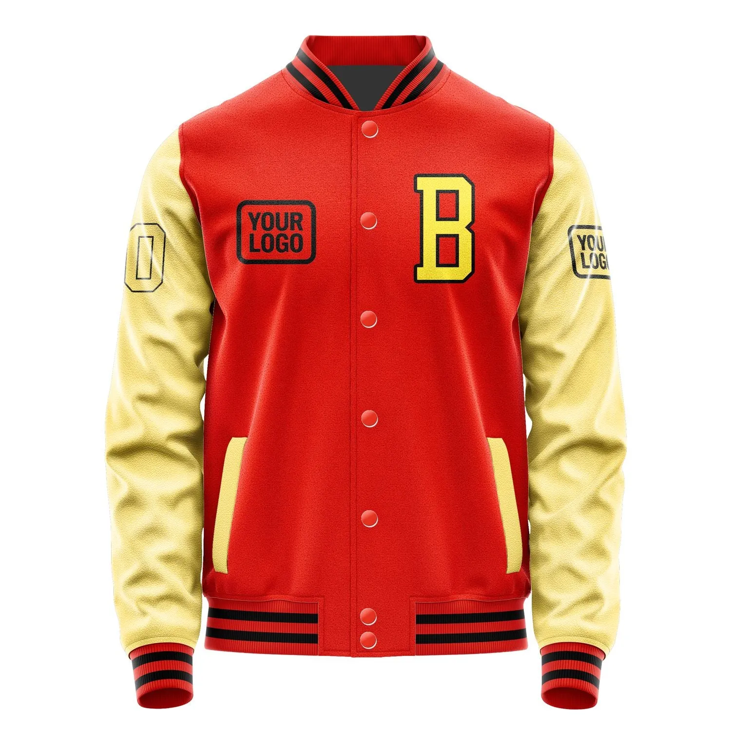 Custom Orange Red Light Yellow Jacket sold by Tailorly product image thumbnail 2