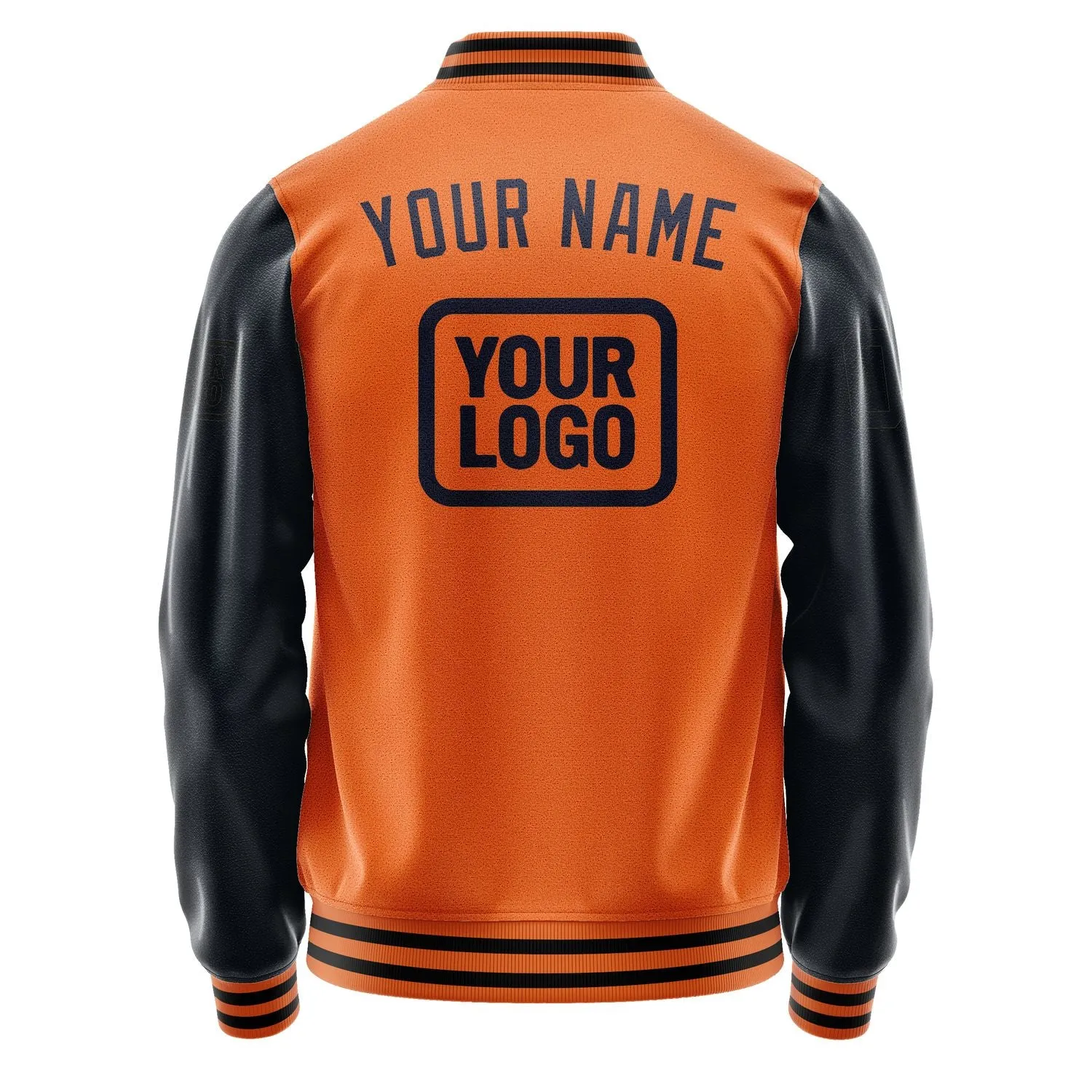 Custom Orange Navy Jacket sold by Tailorly product image thumbnail 4