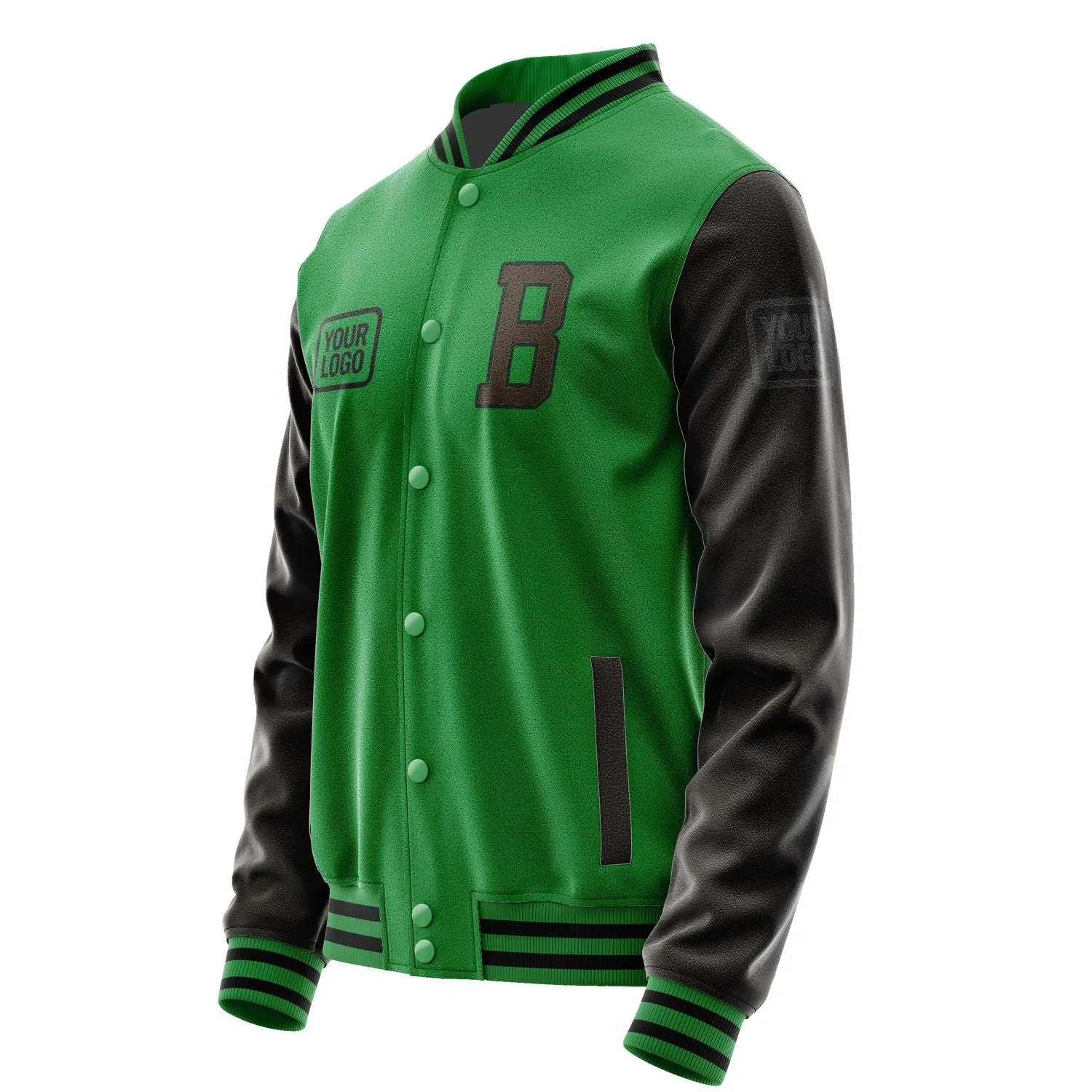 Custom Emerald Green Brown Jacket sold by Tailorly product image thumbnail 3