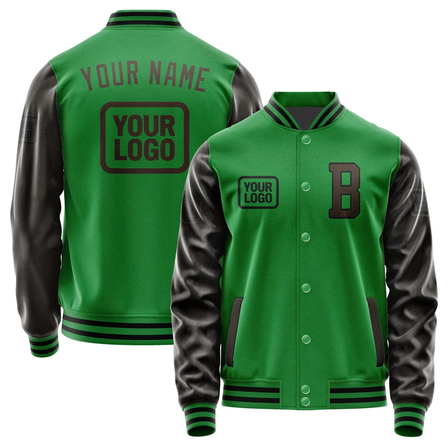 Custom Emerald Green Brown Jacket sold by Tailorly