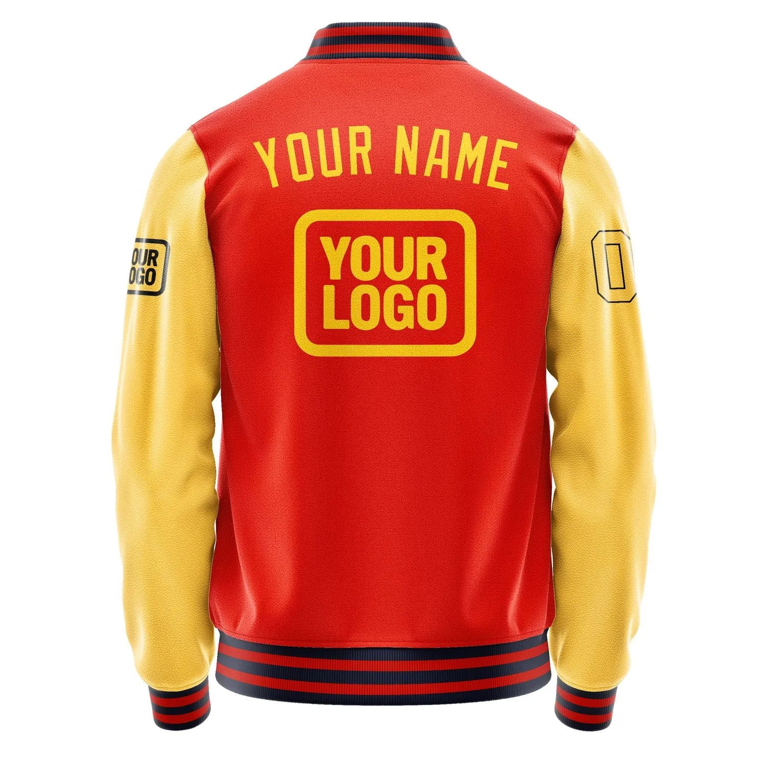 Custom Orange Red Gold Jacket sold by Tailorly product image thumbnail 4