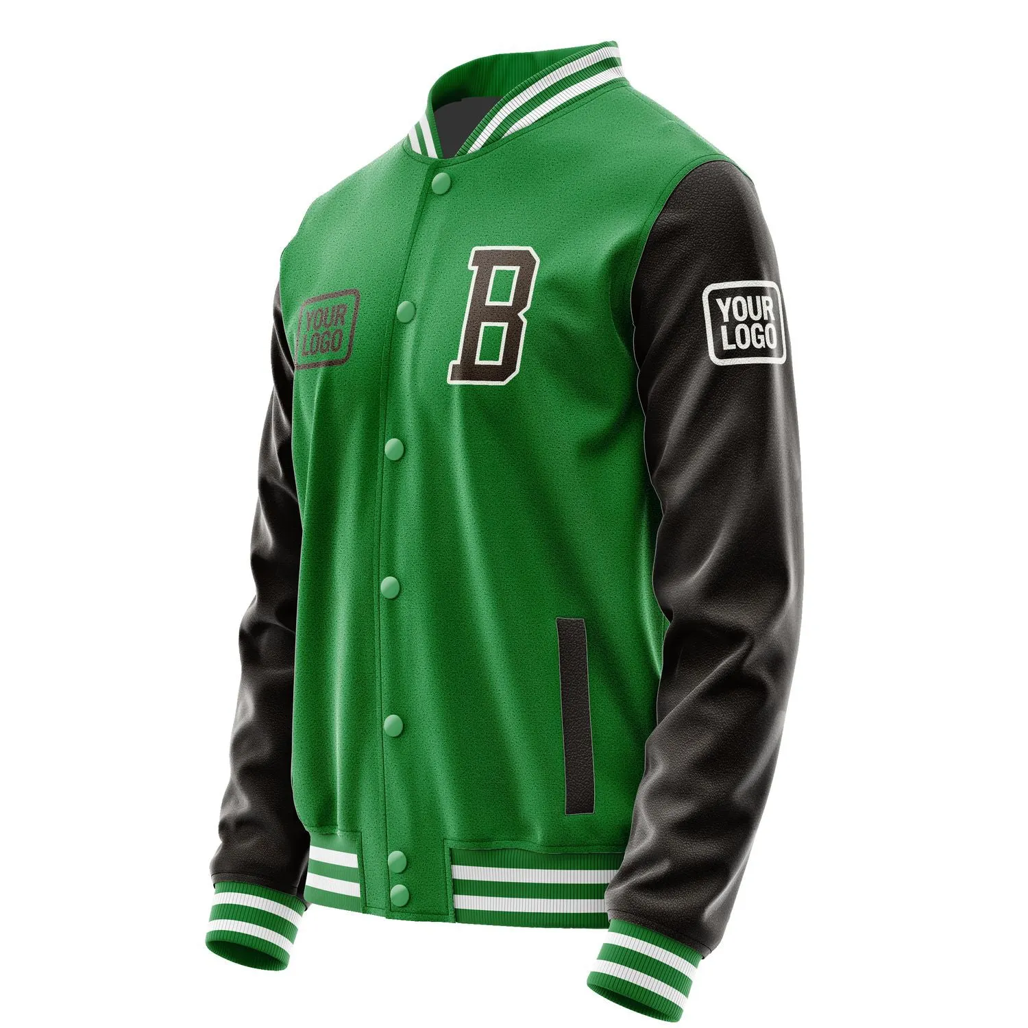 Custom Emerald Green Brown Jacket sold by Tailorly product image thumbnail 3