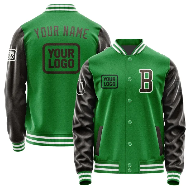 Custom Emerald Green Brown Jacket sold by Tailorly