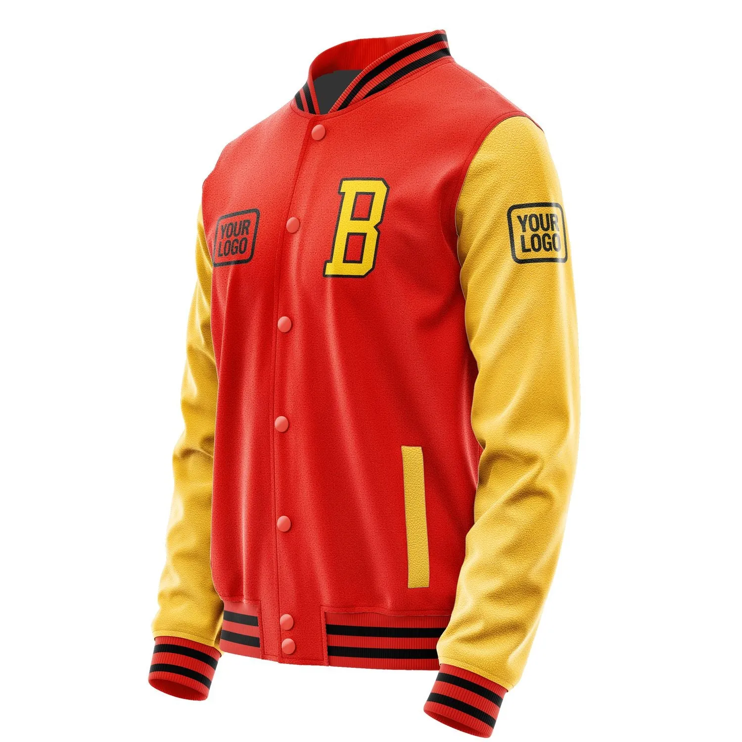 Custom Orange Red Gold Jacket sold by Tailorly product image thumbnail 3