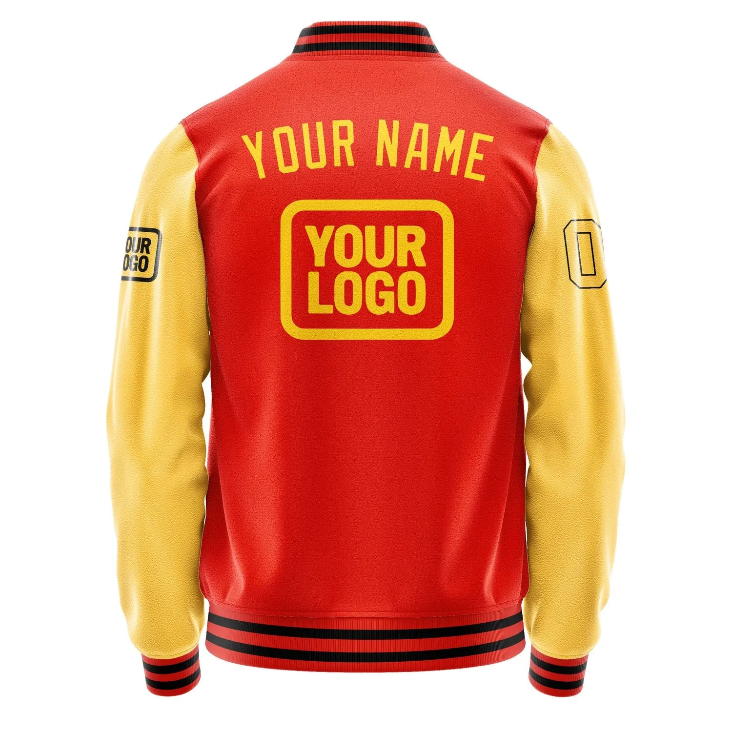 Custom Orange Red Gold Jacket sold by Tailorly product image thumbnail 4