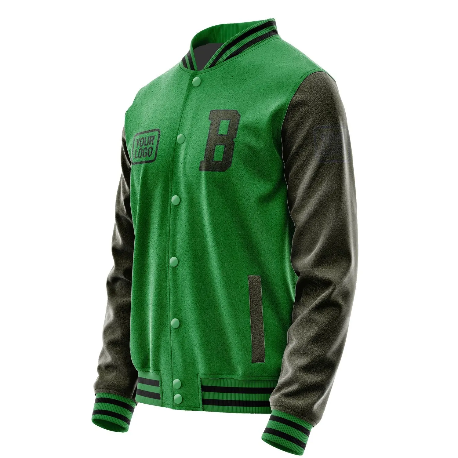Custom Emerald Green Olive Jacket sold by Tailorly product image thumbnail 3
