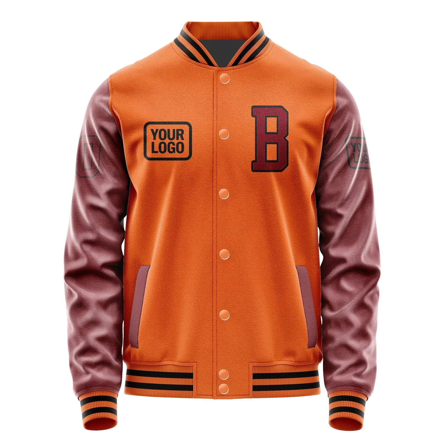 Custom Orange Crimson Red Jacket sold by Tailorly product image thumbnail 2