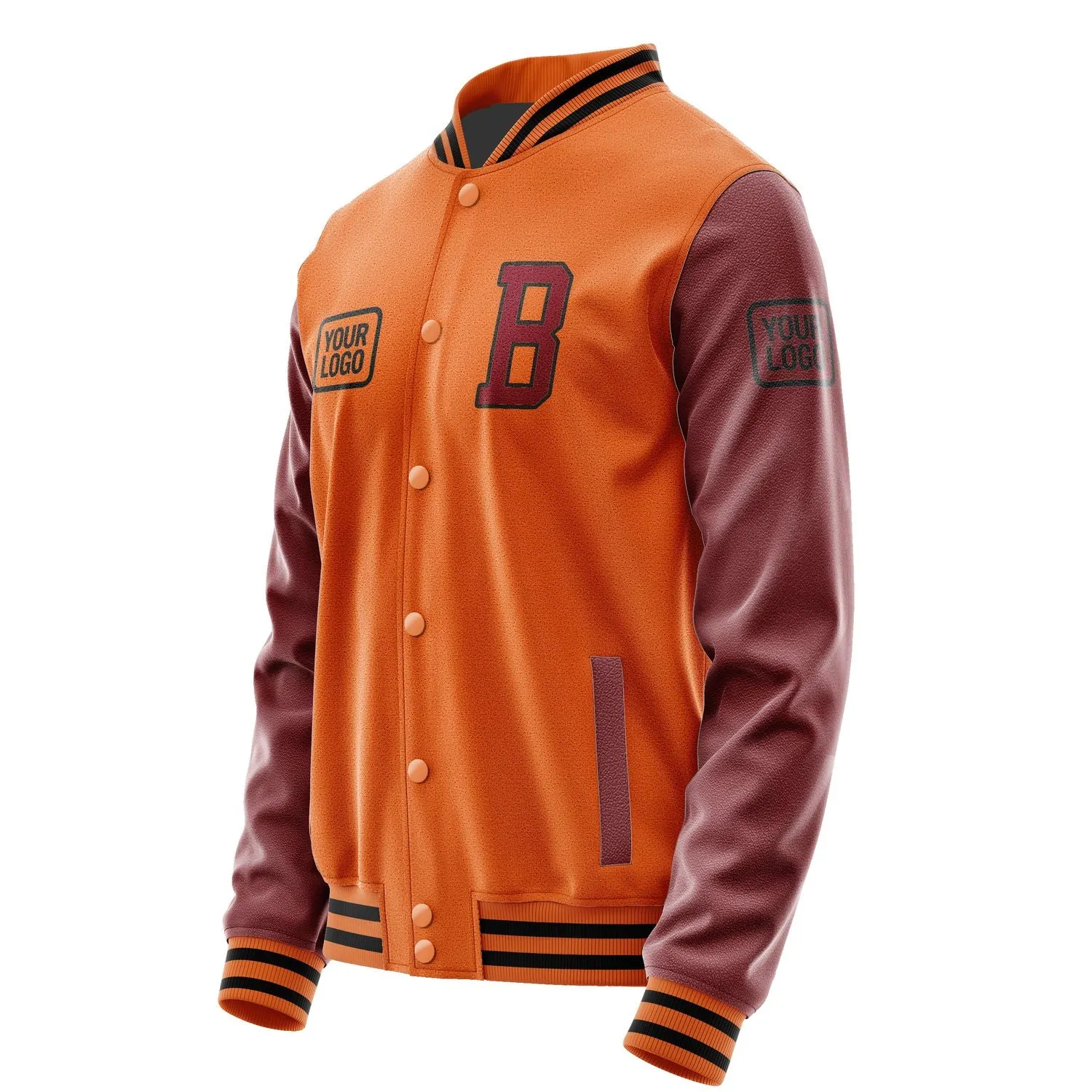 Custom Orange Crimson Red Jacket sold by Tailorly product image thumbnail 3