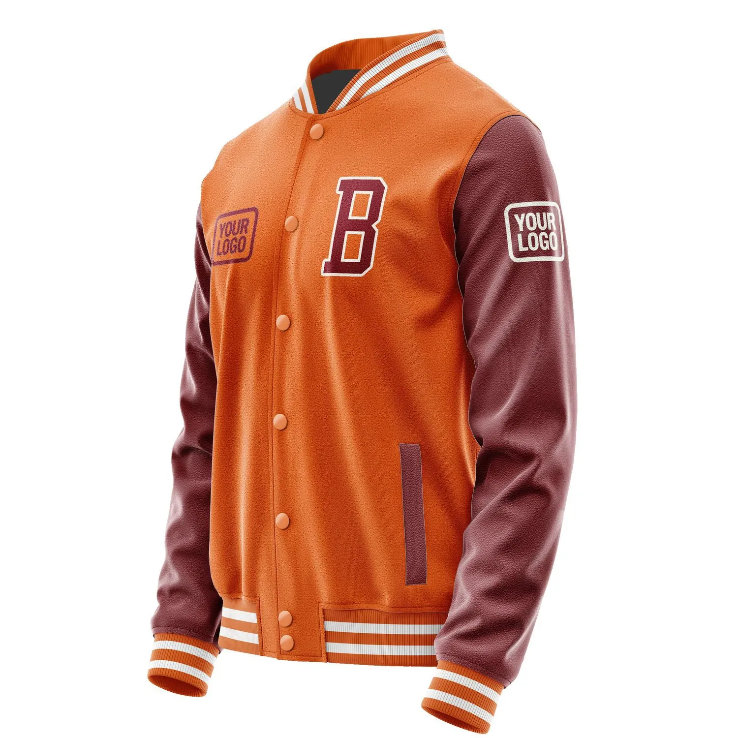 Custom Orange Crimson Red Jacket sold by Tailorly product image thumbnail 3