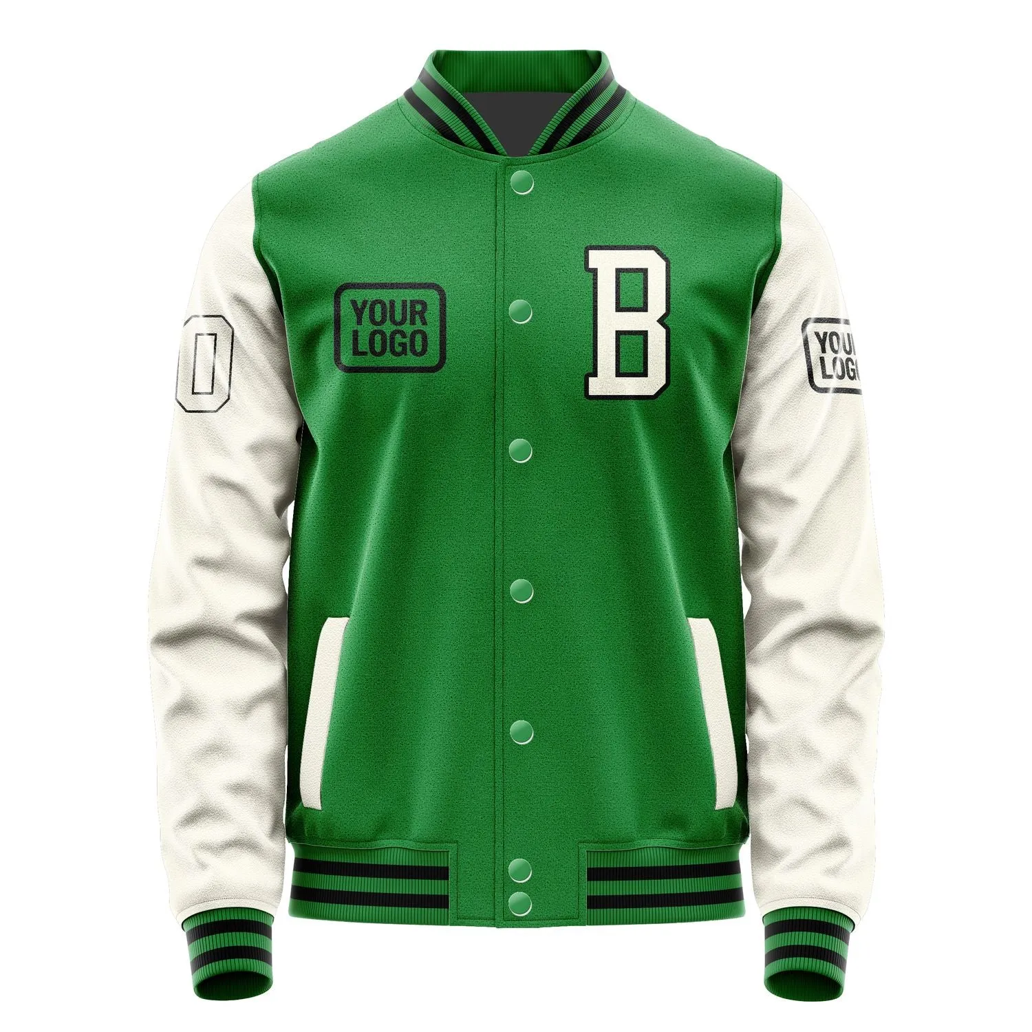 Custom Emerald Green Cream Jacket sold by Tailorly product image thumbnail 2