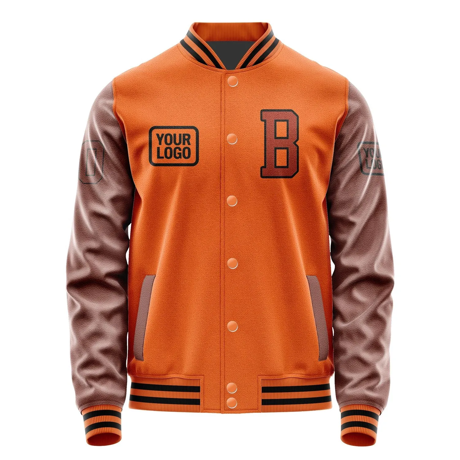 Custom Orange Coral Red Jacket sold by Tailorly product image thumbnail 2
