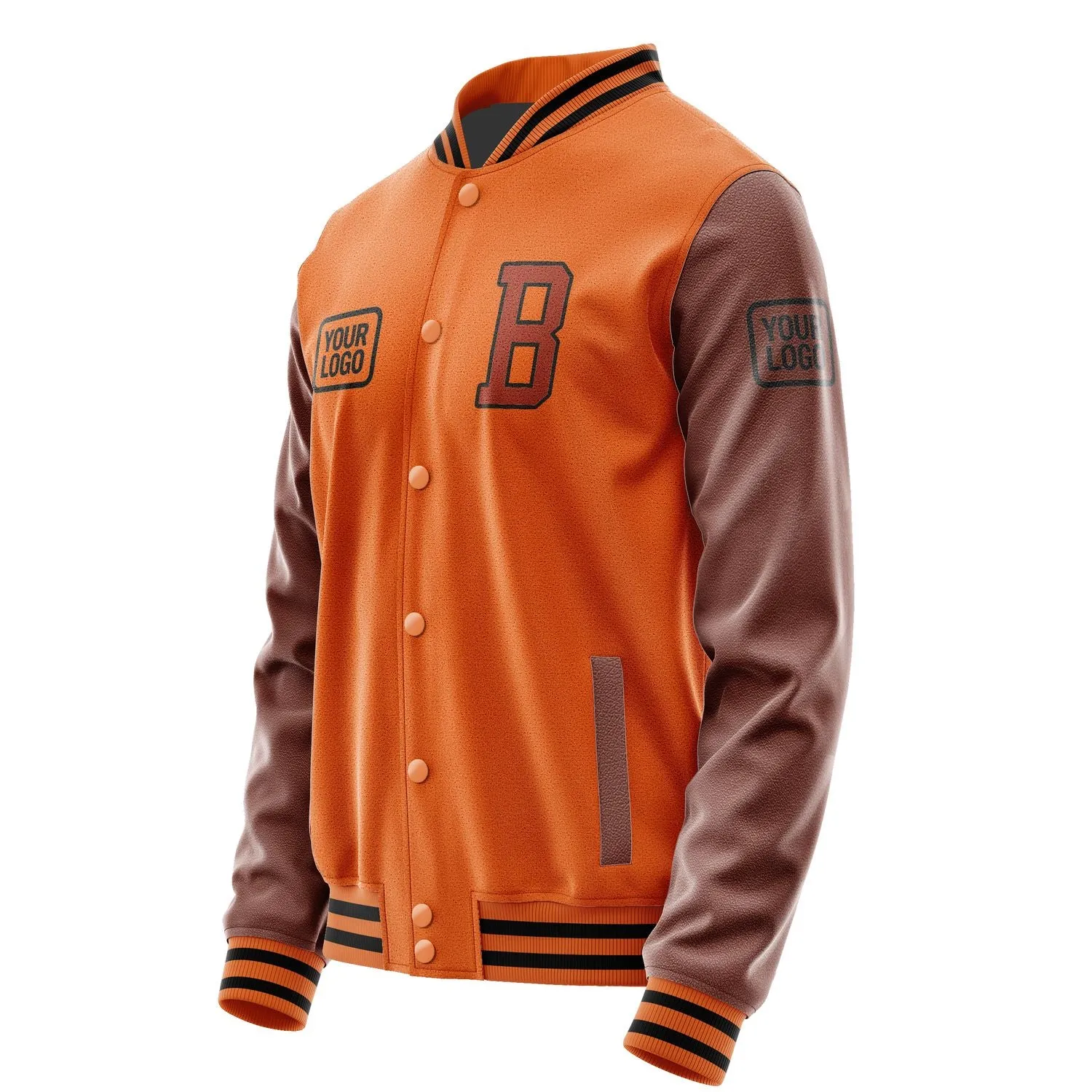 Custom Orange Coral Red Jacket sold by Tailorly product image thumbnail 3