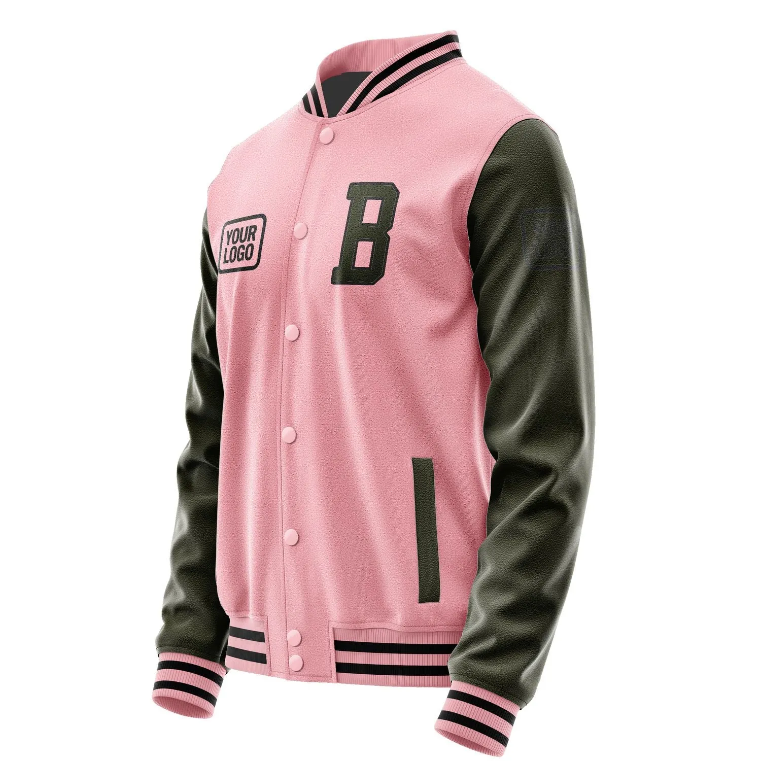 Custom Light Pink Olive Jacket sold by Tailorly product image thumbnail 3