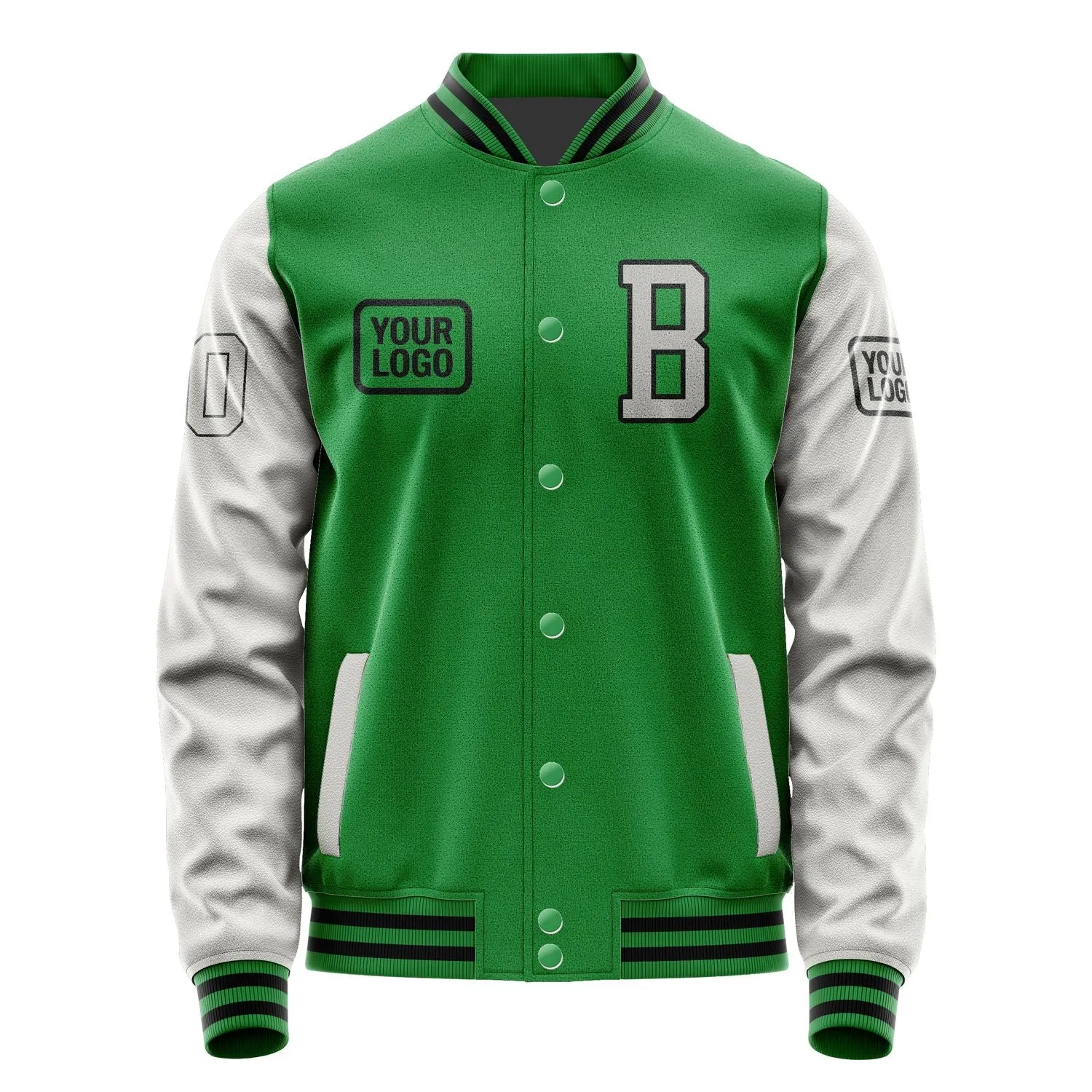 Custom Emerald Green Gray Jacket sold by Tailorly product image thumbnail 2