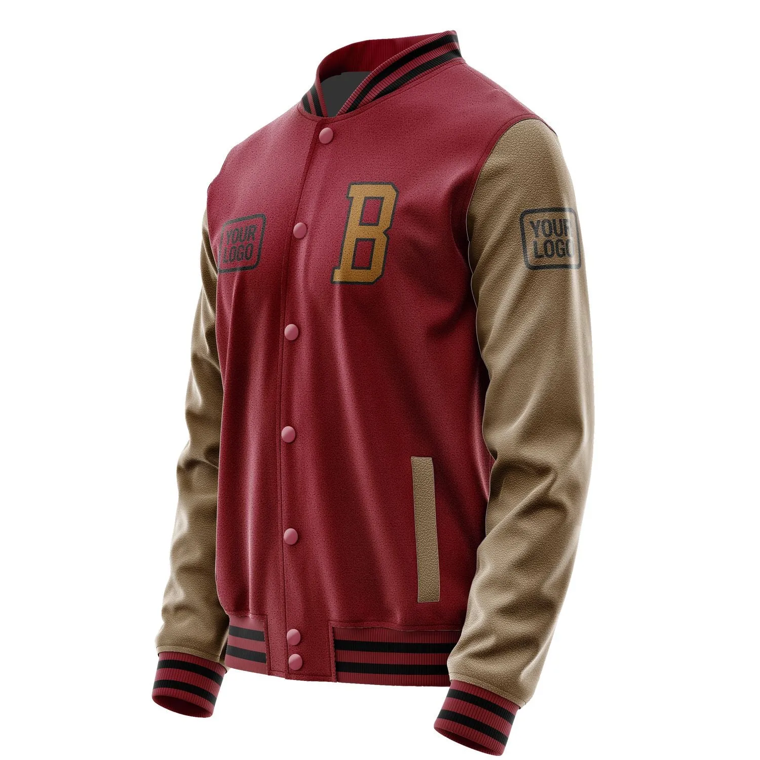 Custom Crimson Red Khaki Jacket sold by Tailorly product image thumbnail 3
