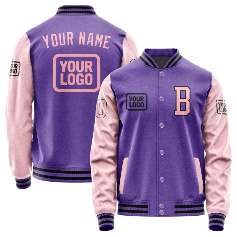 Custom Light Purple Light Pink Jacket sold by Tailorly