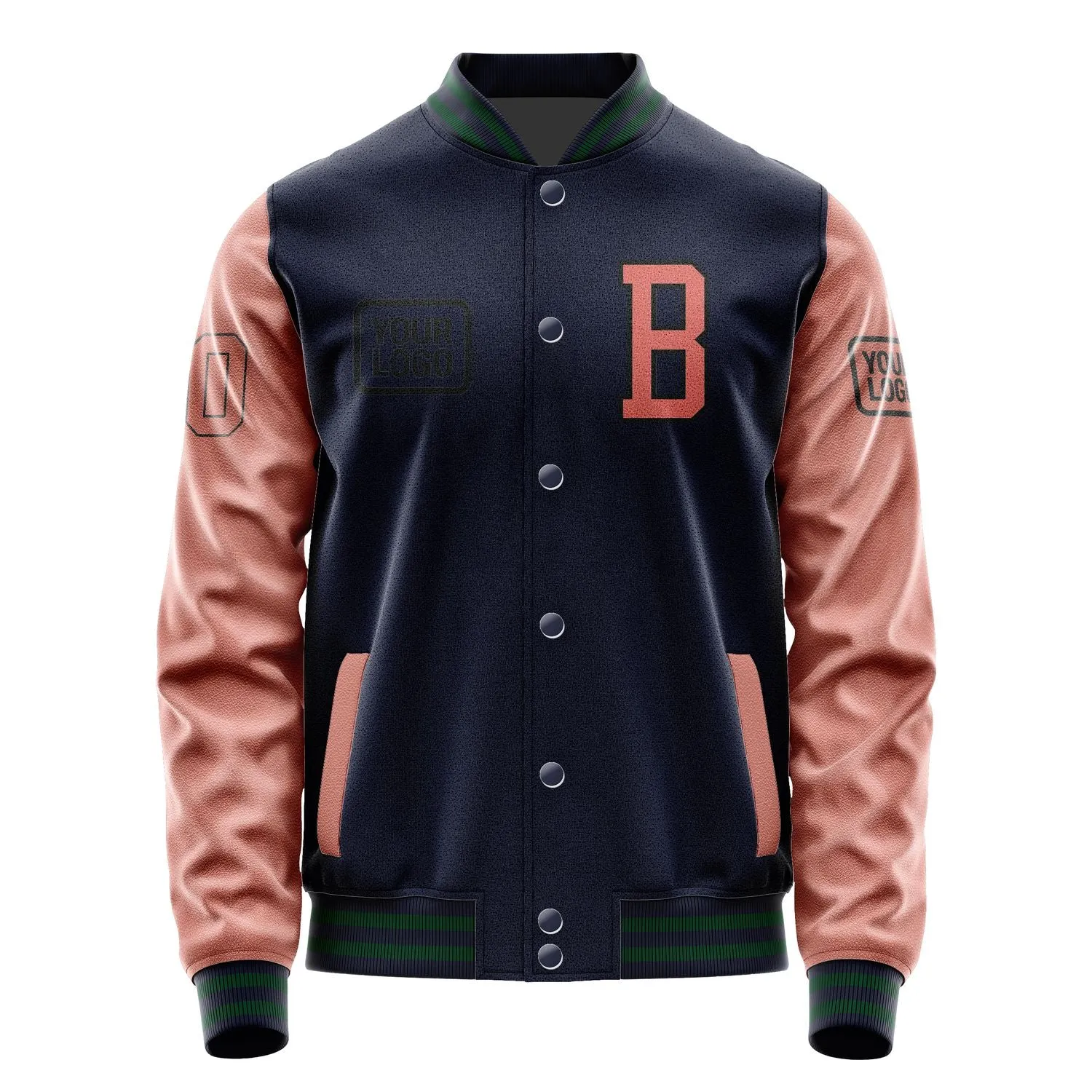 Custom Navy Copper Rose Jacket sold by Tailorly product image thumbnail 2