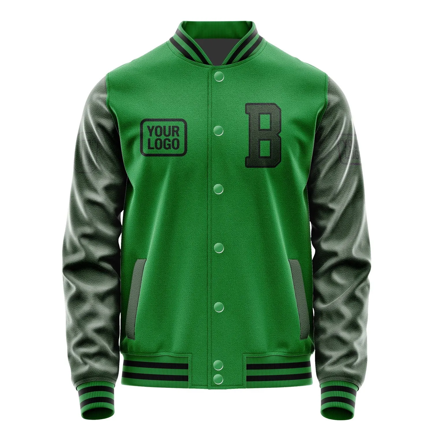 Custom Emerald Green Dark Green Jacket sold by Tailorly product image thumbnail 2