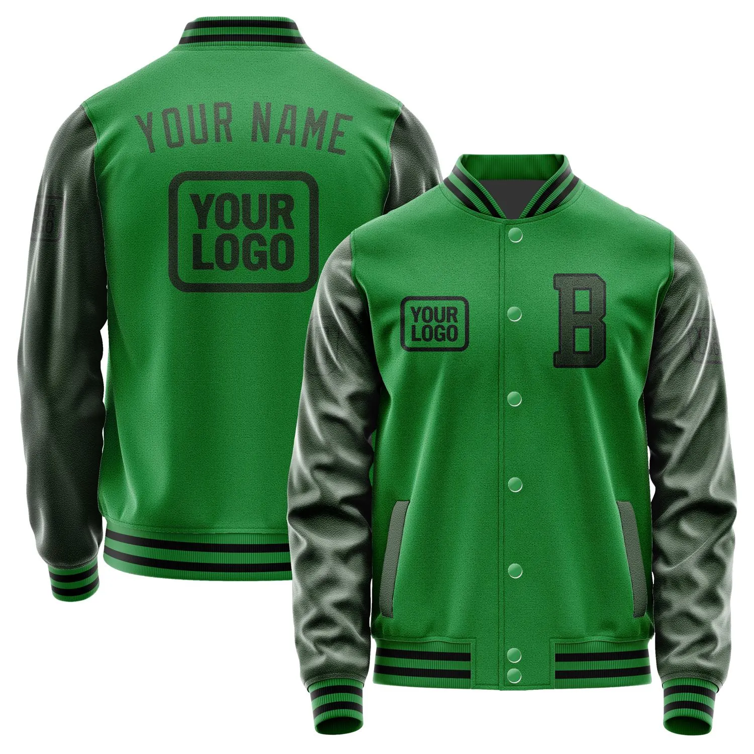 Custom Emerald Green Dark Green Jacket sold by Tailorly