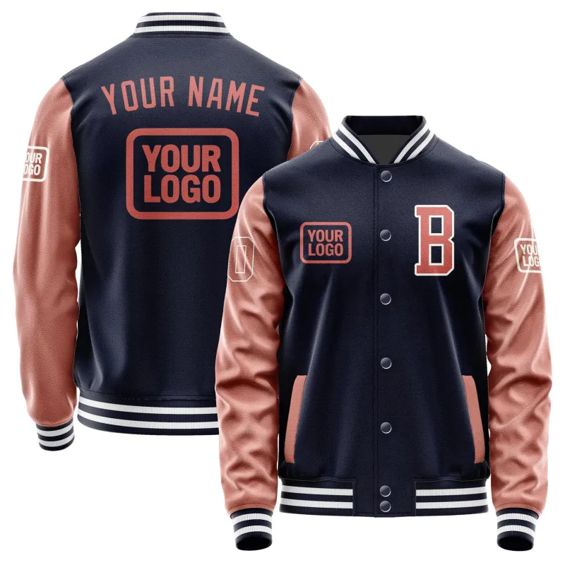 Custom Navy Copper Rose Jacket sold by Tailorly