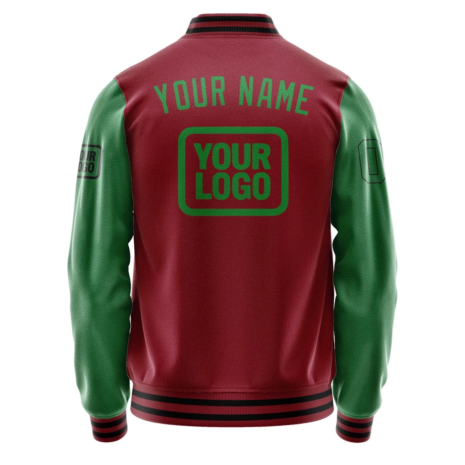 Custom Crimson Red Emerald Green Jacket sold by Tailorly product image thumbnail 4