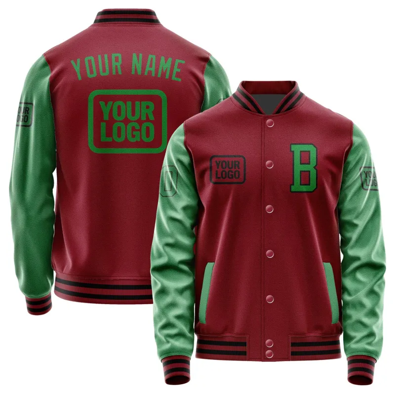 Custom Crimson Red Emerald Green Jacket sold by Tailorly