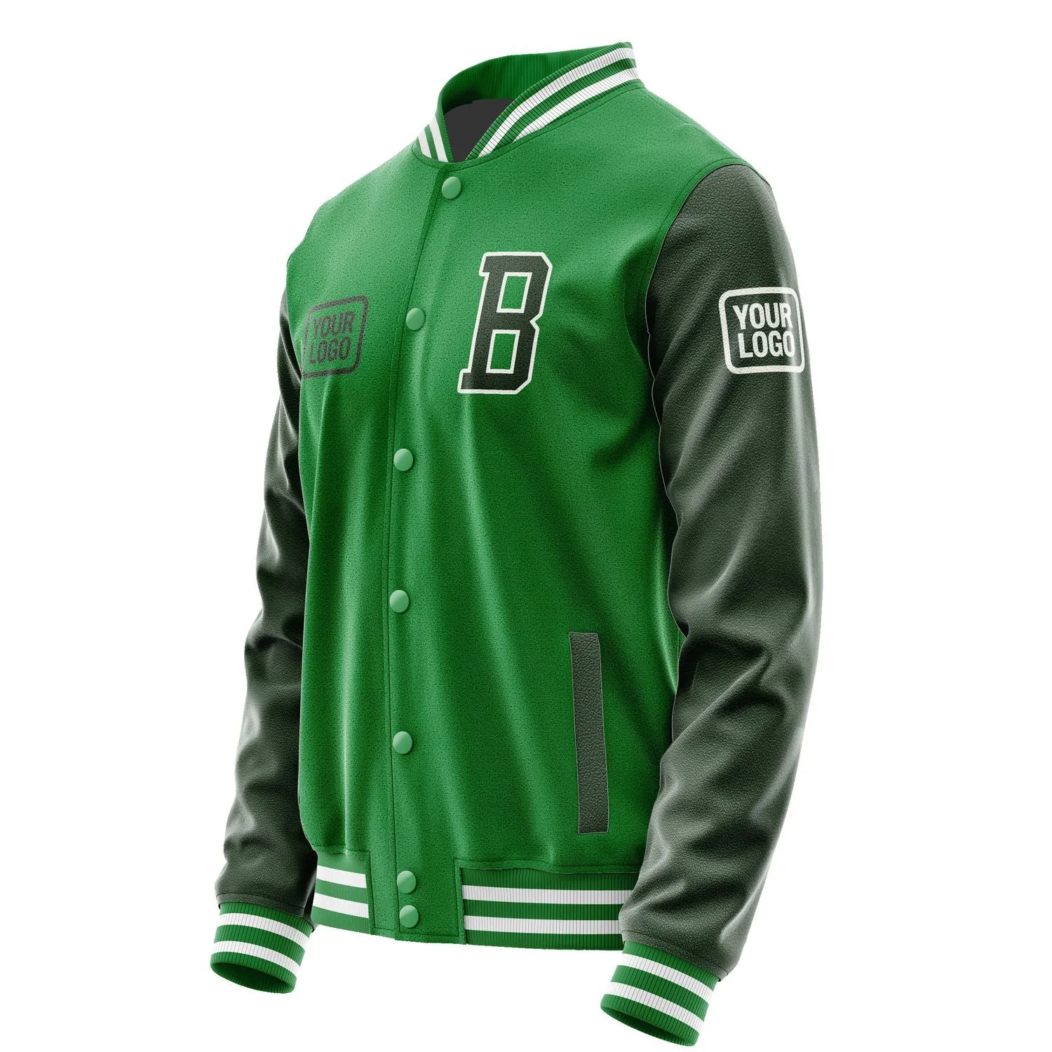 Custom Emerald Green Dark Green Jacket sold by Tailorly product image thumbnail 3
