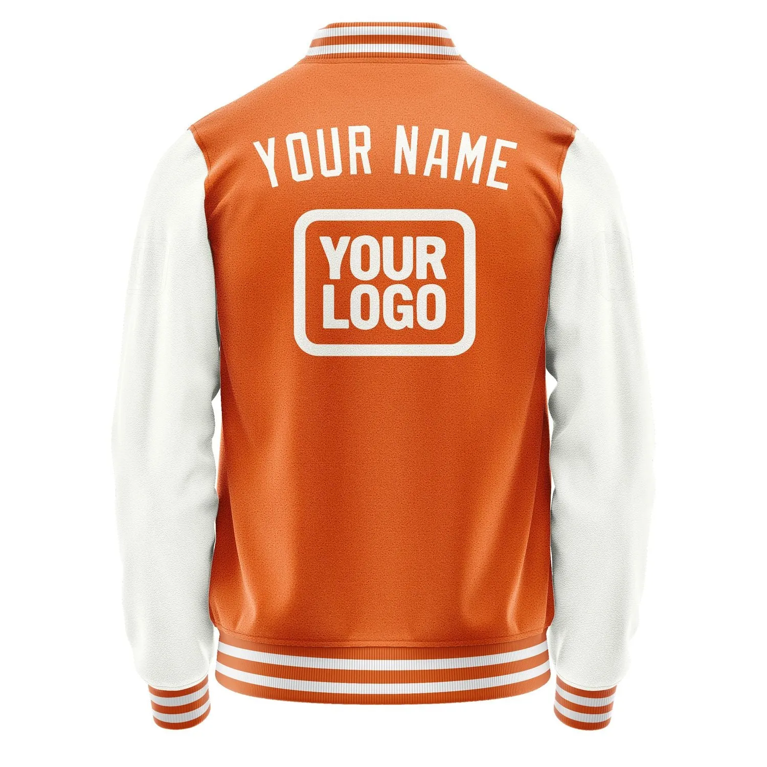 Custom Orange White Jacket sold by Tailorly product image thumbnail 4