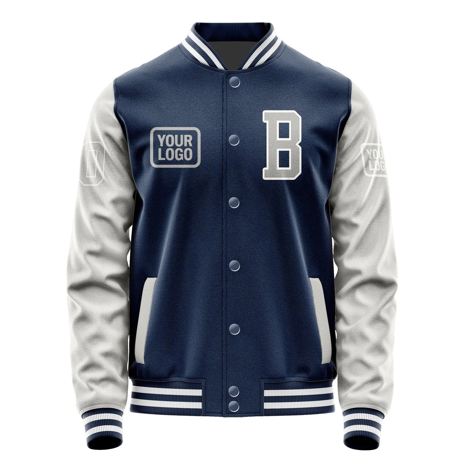 Custom Blue Gray Jacket sold by Tailorly product image thumbnail 2