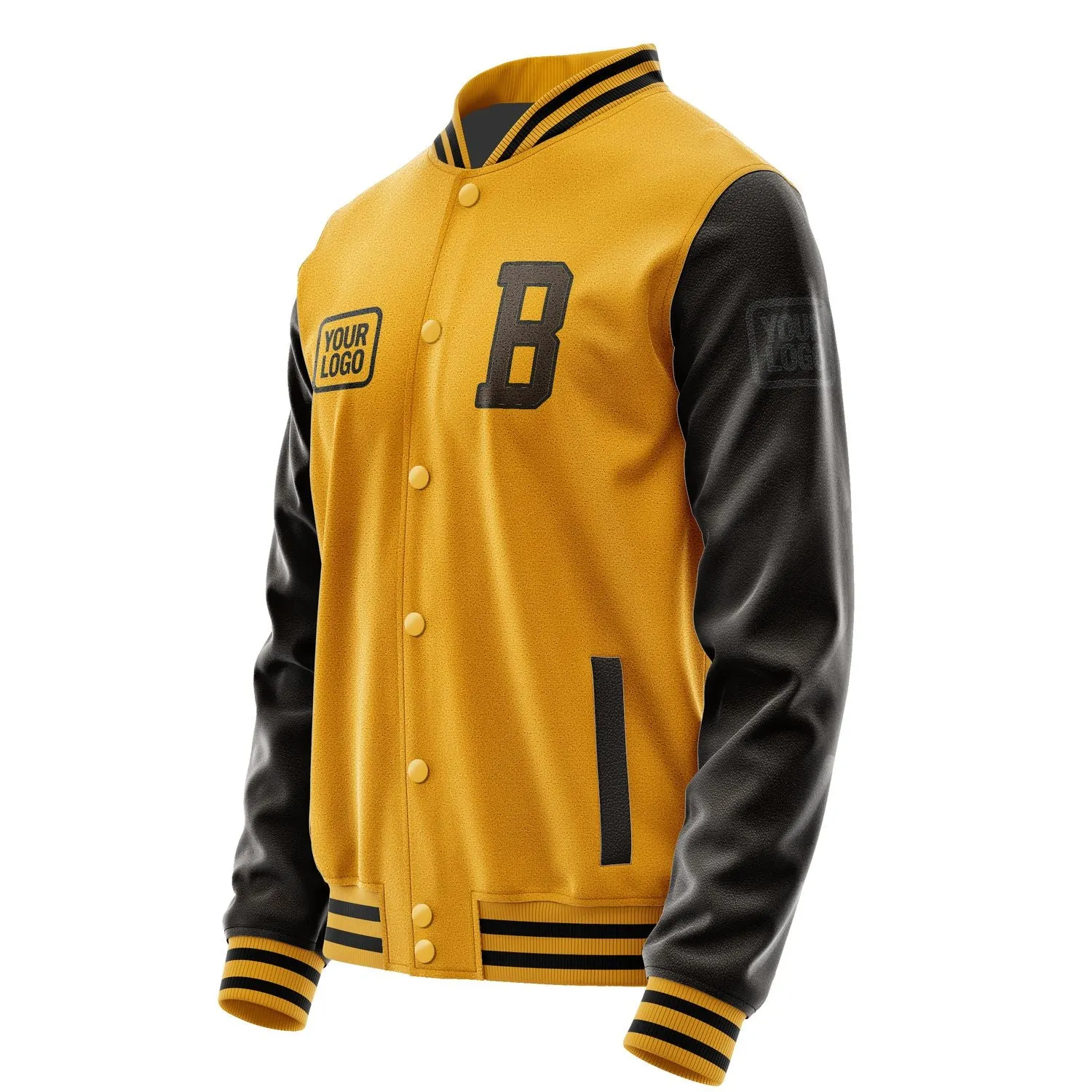 Custom Yellow Brown Jacket sold by Tailorly product image thumbnail 3