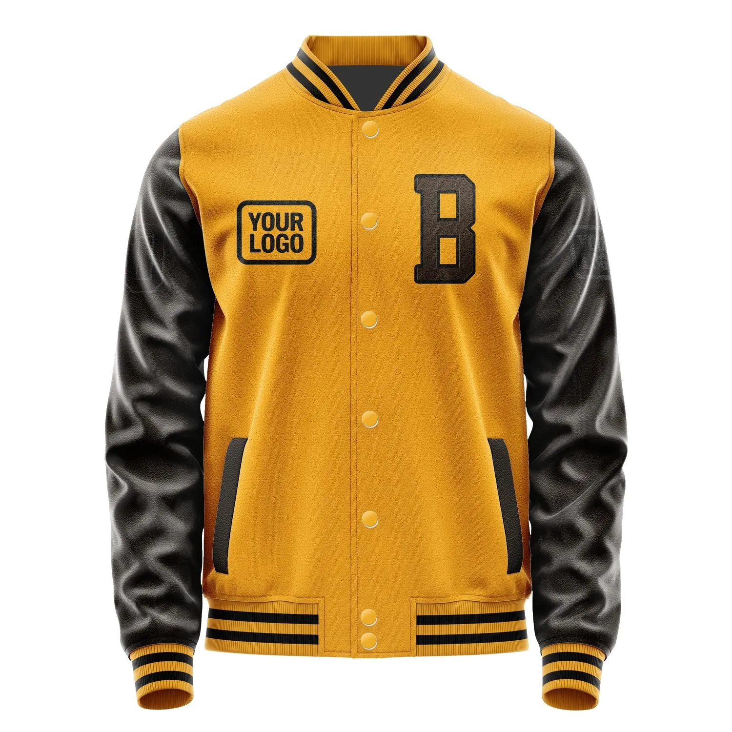 Custom Yellow Brown Jacket sold by Tailorly product image thumbnail 2