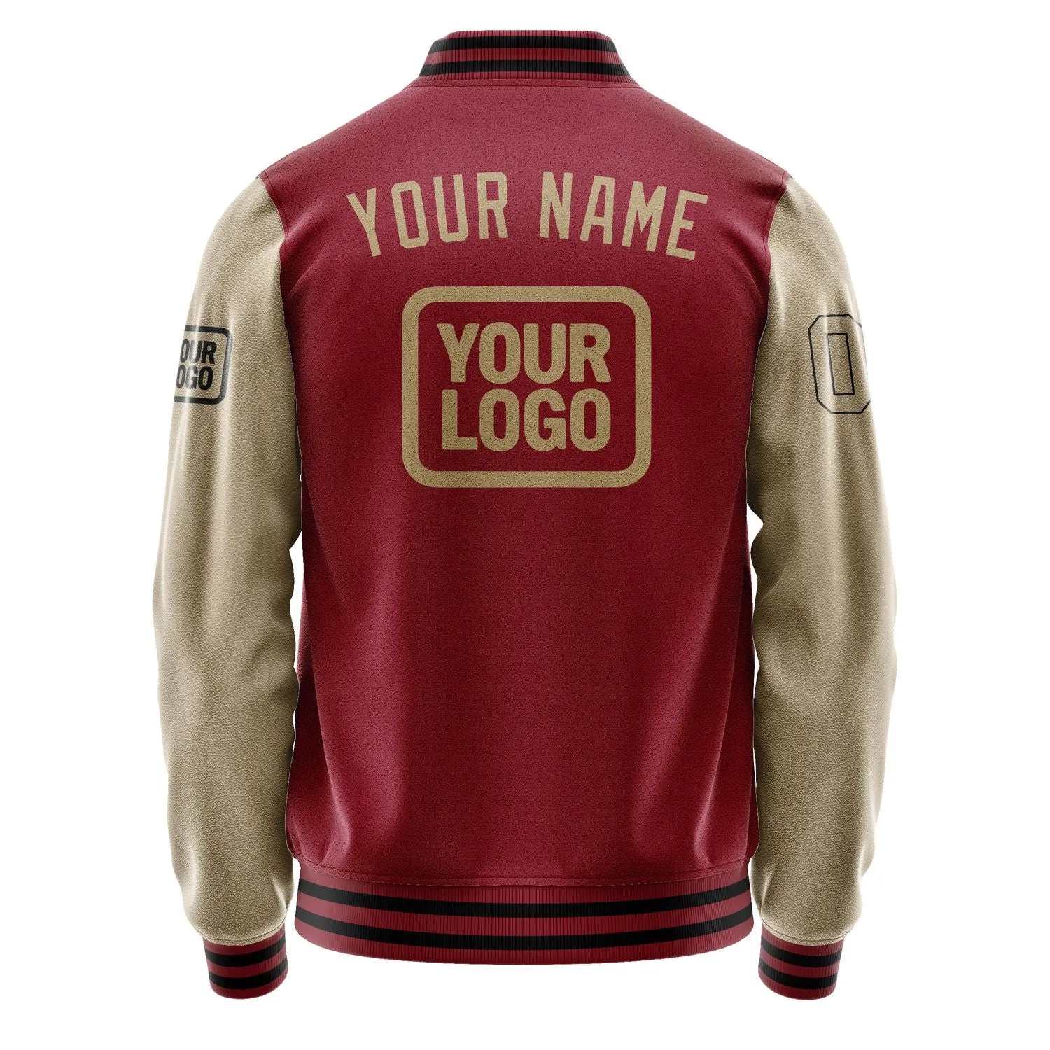 Custom Crimson Red Light Khaki Jacket sold by Tailorly product image thumbnail 4