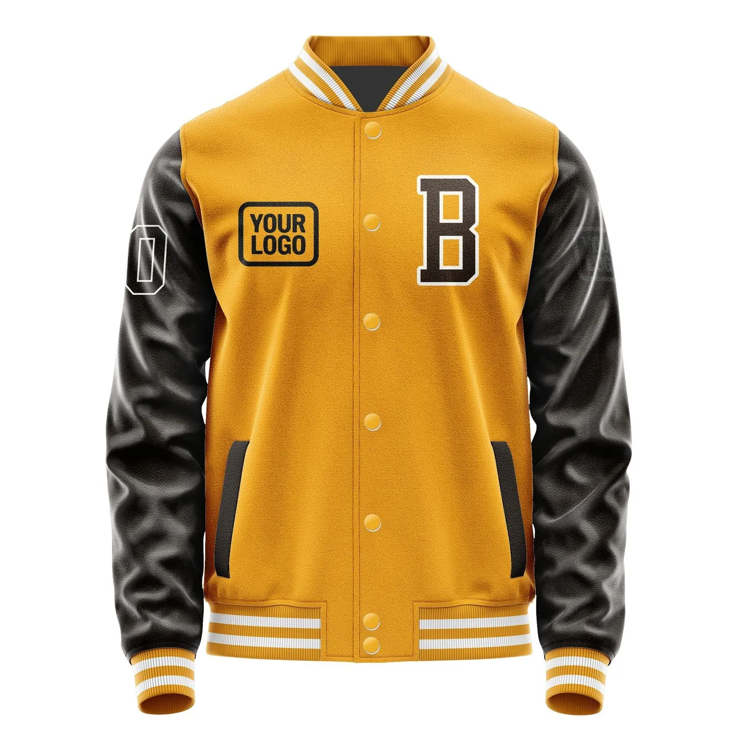 Custom Yellow Brown Jacket sold by Tailorly product image thumbnail 2