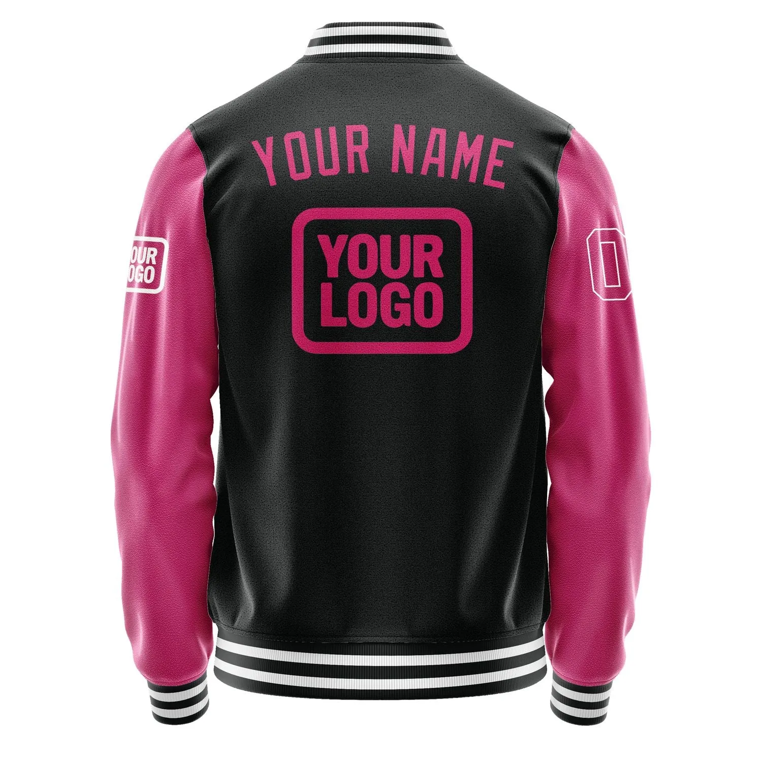Custom Black Pink Jacket sold by Tailorly product image thumbnail 4