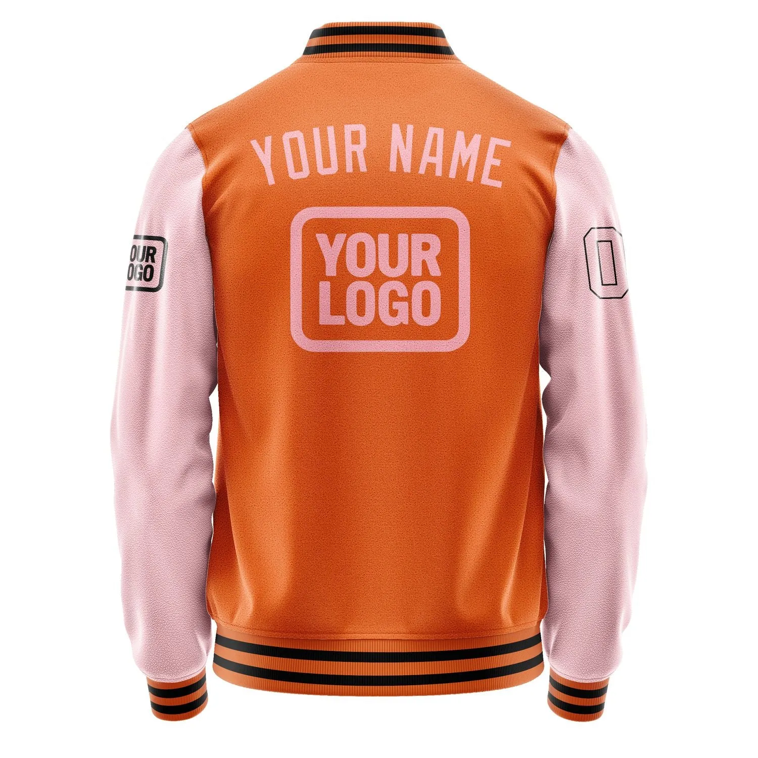 Custom Orange Light Pink Jacket sold by Tailorly product image thumbnail 4