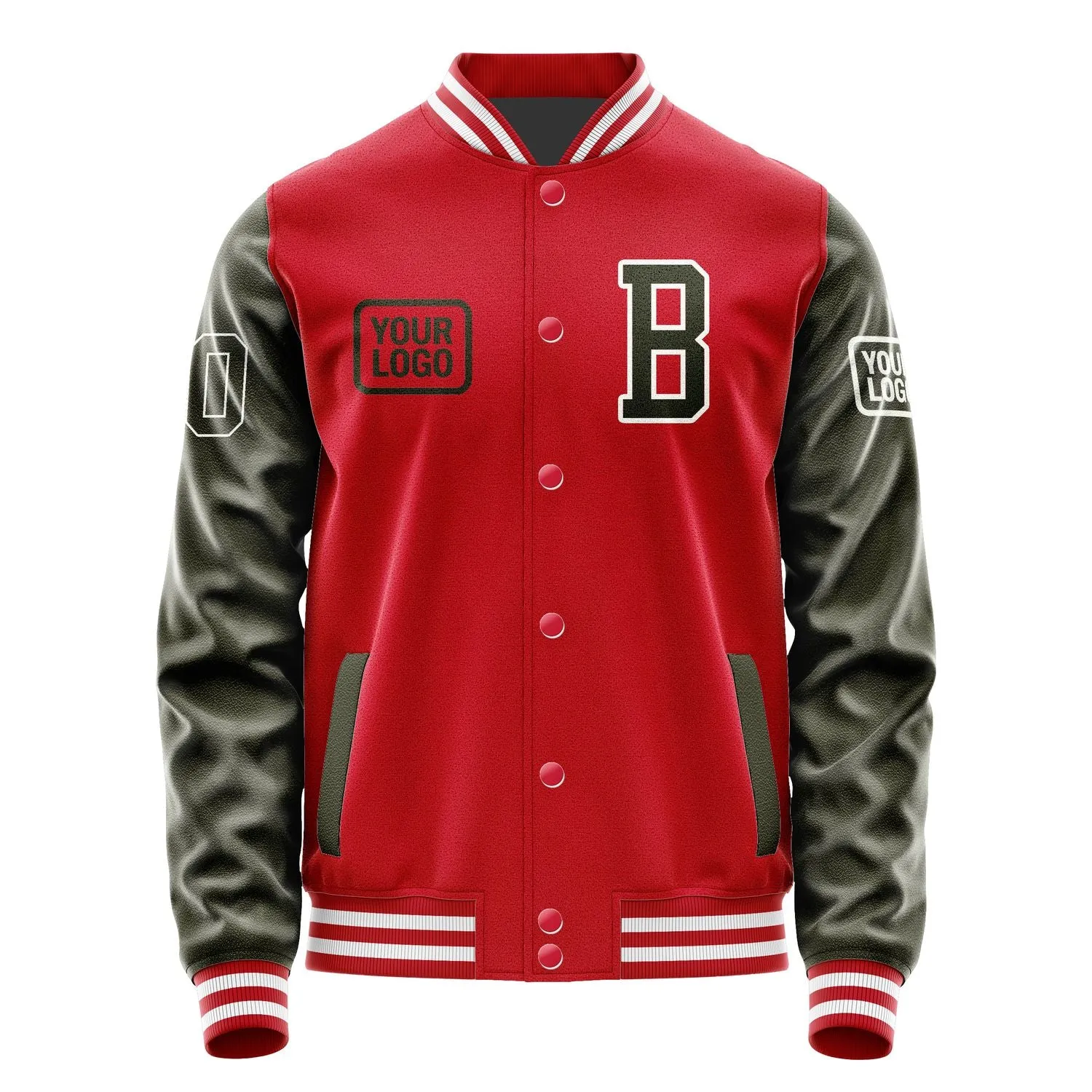 Custom Red Olive Jacket sold by Tailorly product image thumbnail 2