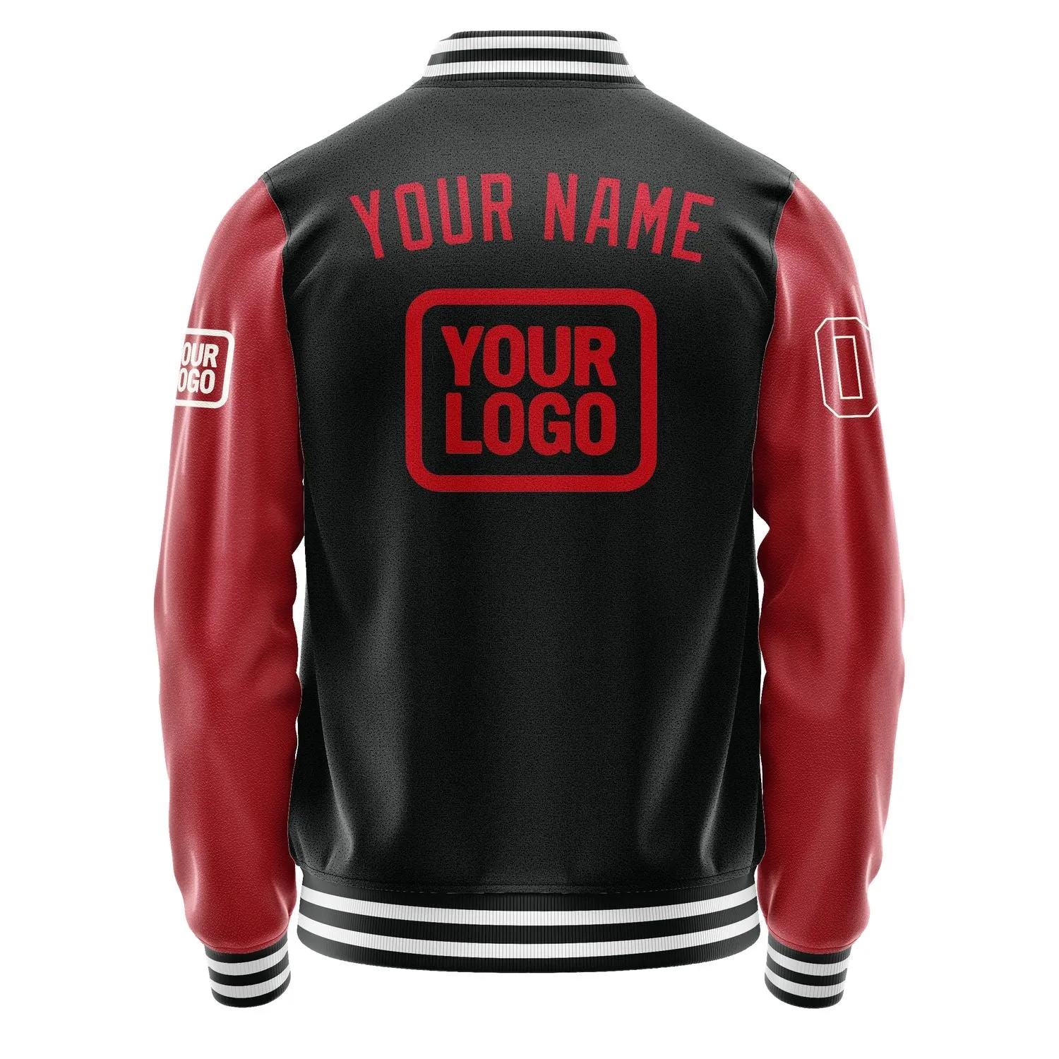 Custom Black Red Jacket sold by Tailorly product image thumbnail 4