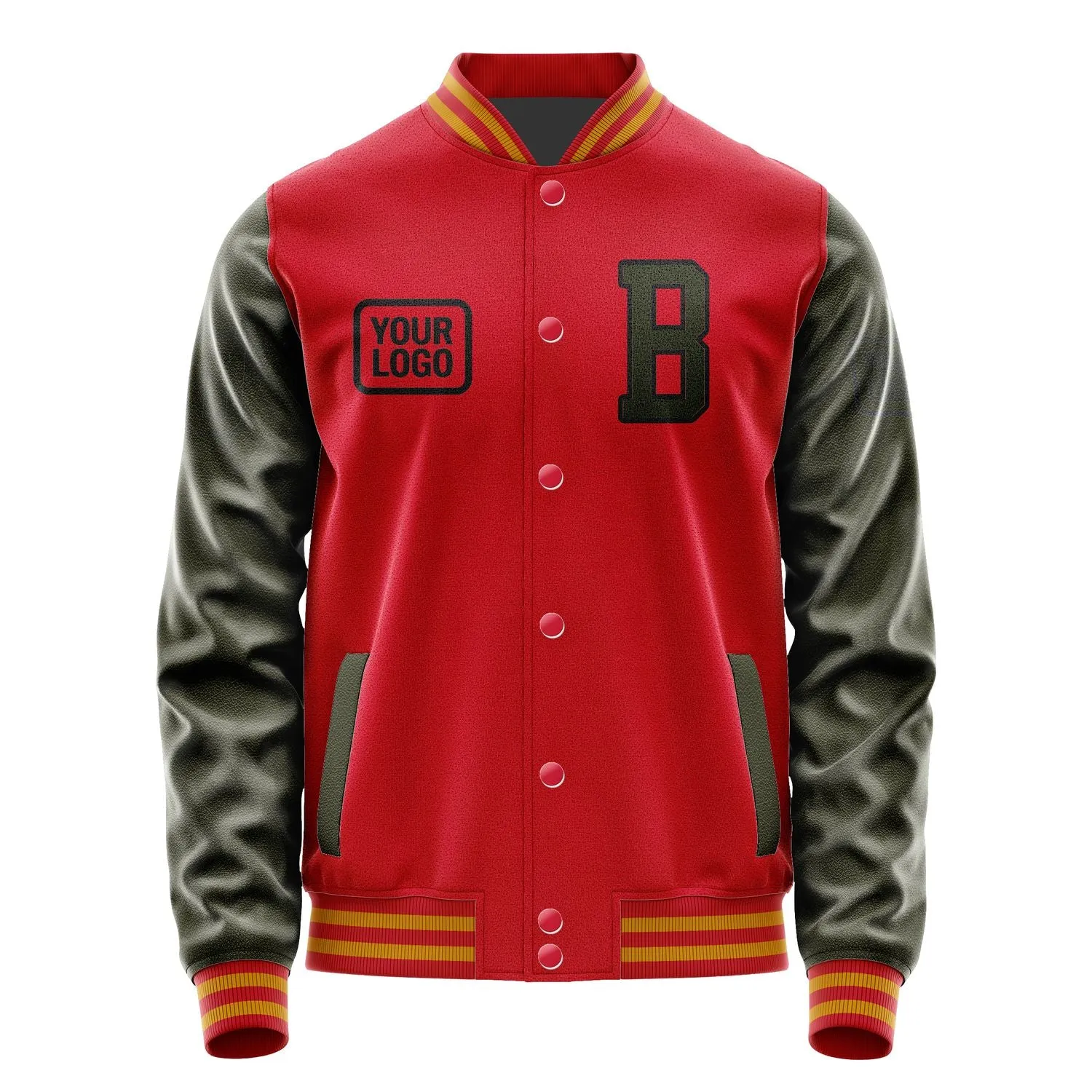 Custom Red Olive Jacket sold by Tailorly product image thumbnail 2