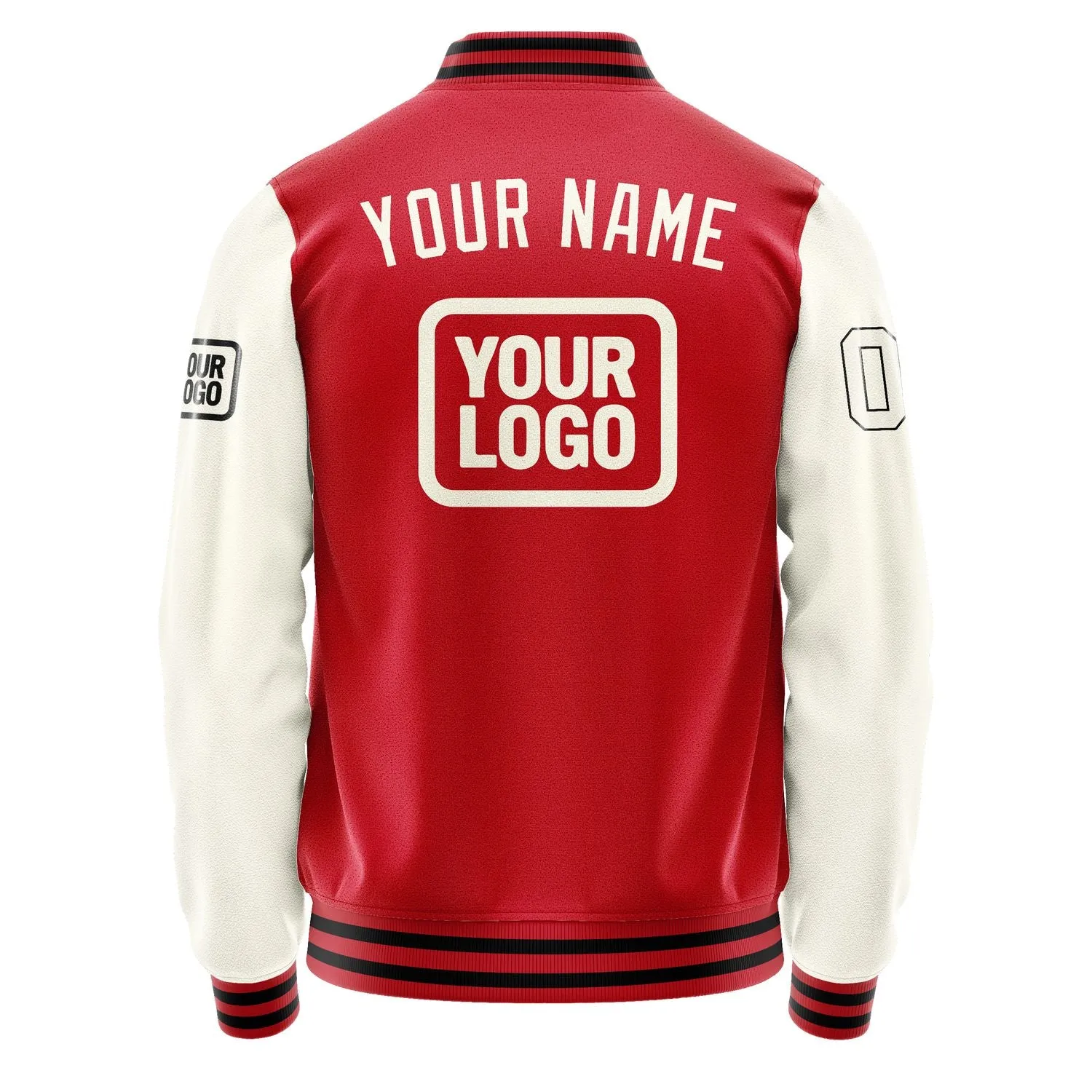 Custom Red Cream Jacket sold by Tailorly product image thumbnail 4