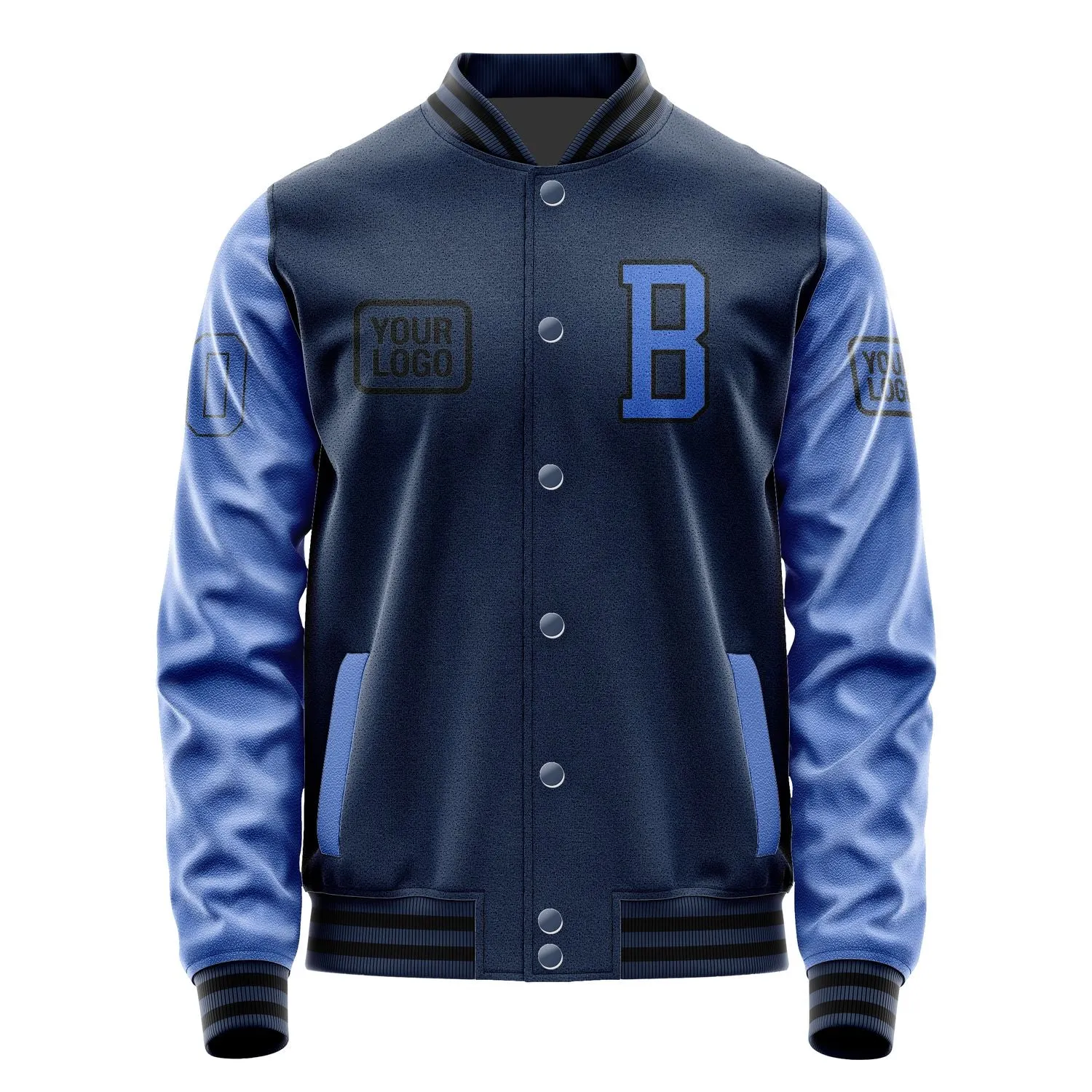 Custom Blue Sky Blue Jacket sold by Tailorly product image thumbnail 2