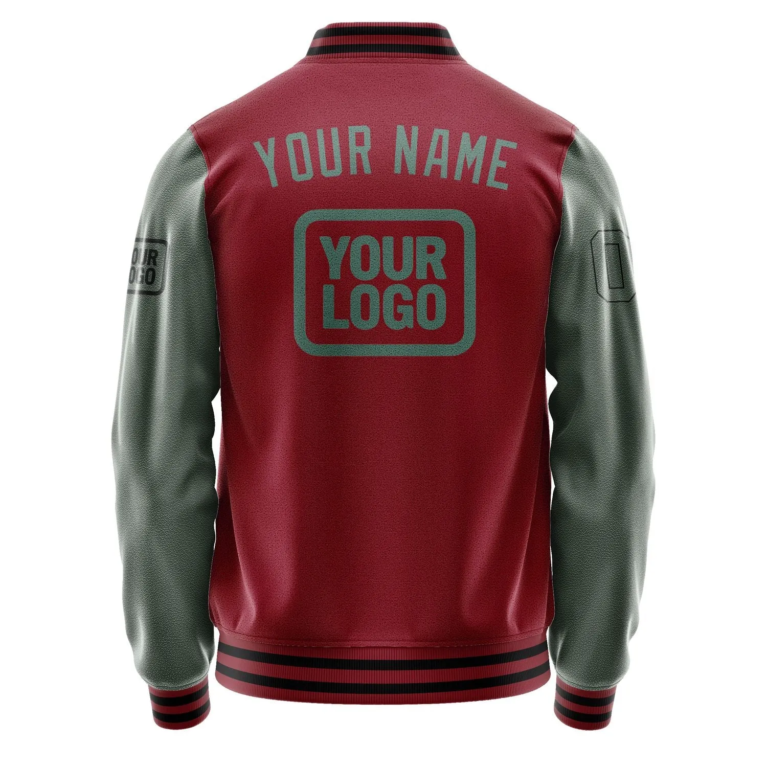 Custom Crimson Red Blue Green Jacket sold by Tailorly product image thumbnail 4