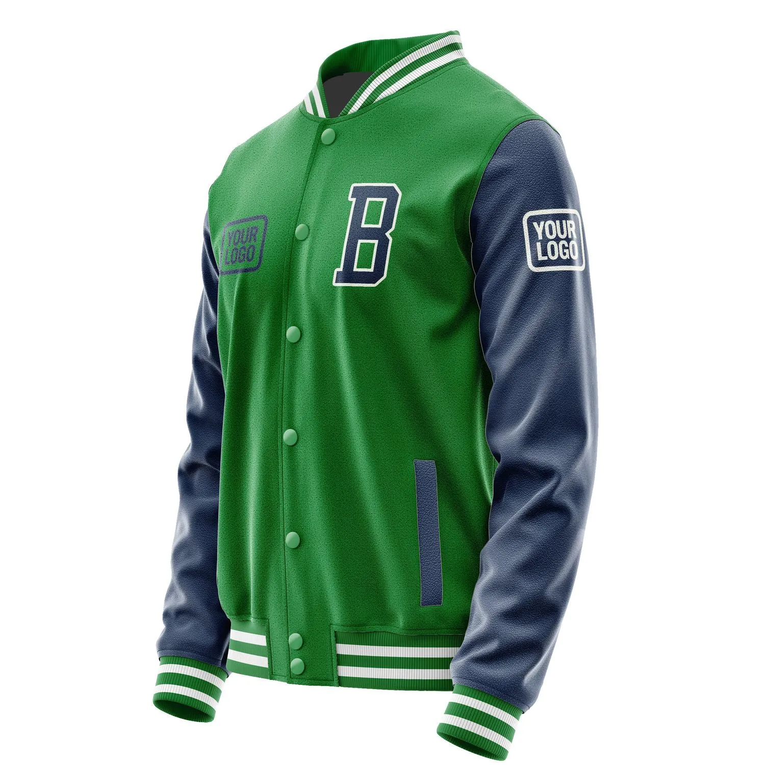 Custom Emerald Green Blue Jacket sold by Tailorly product image thumbnail 3