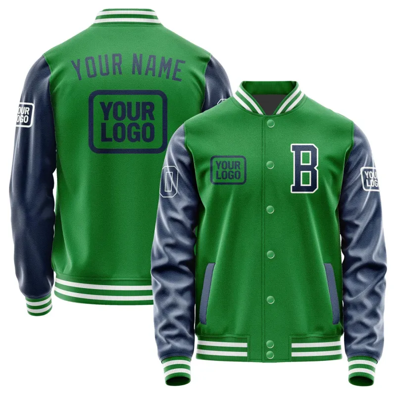 Custom Emerald Green Blue Jacket sold by Tailorly