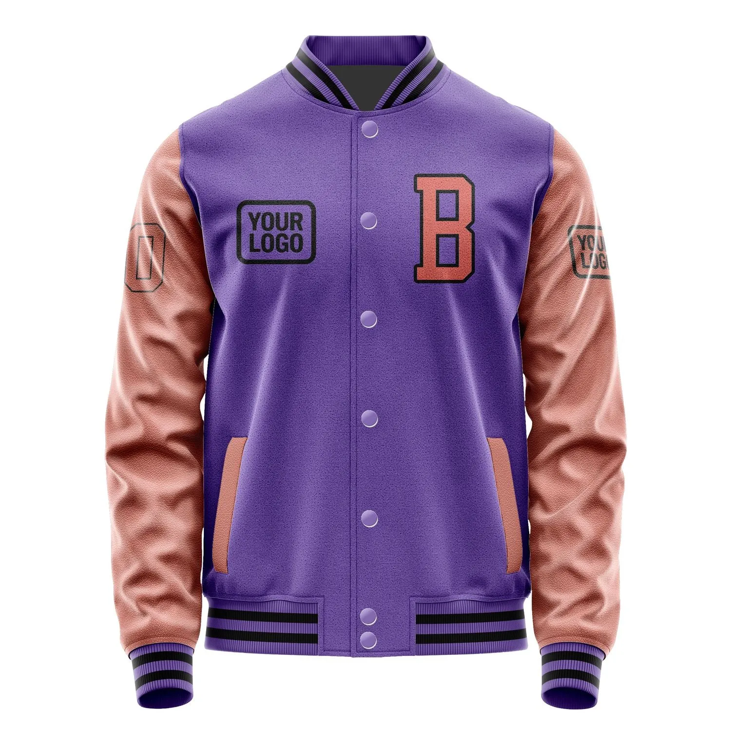 Custom Light Purple Copper Rose Jacket sold by Tailorly product image thumbnail 2