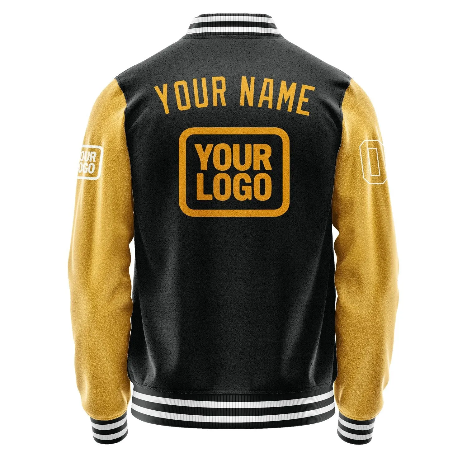 Custom Black Yellow Jacket sold by Tailorly product image thumbnail 4