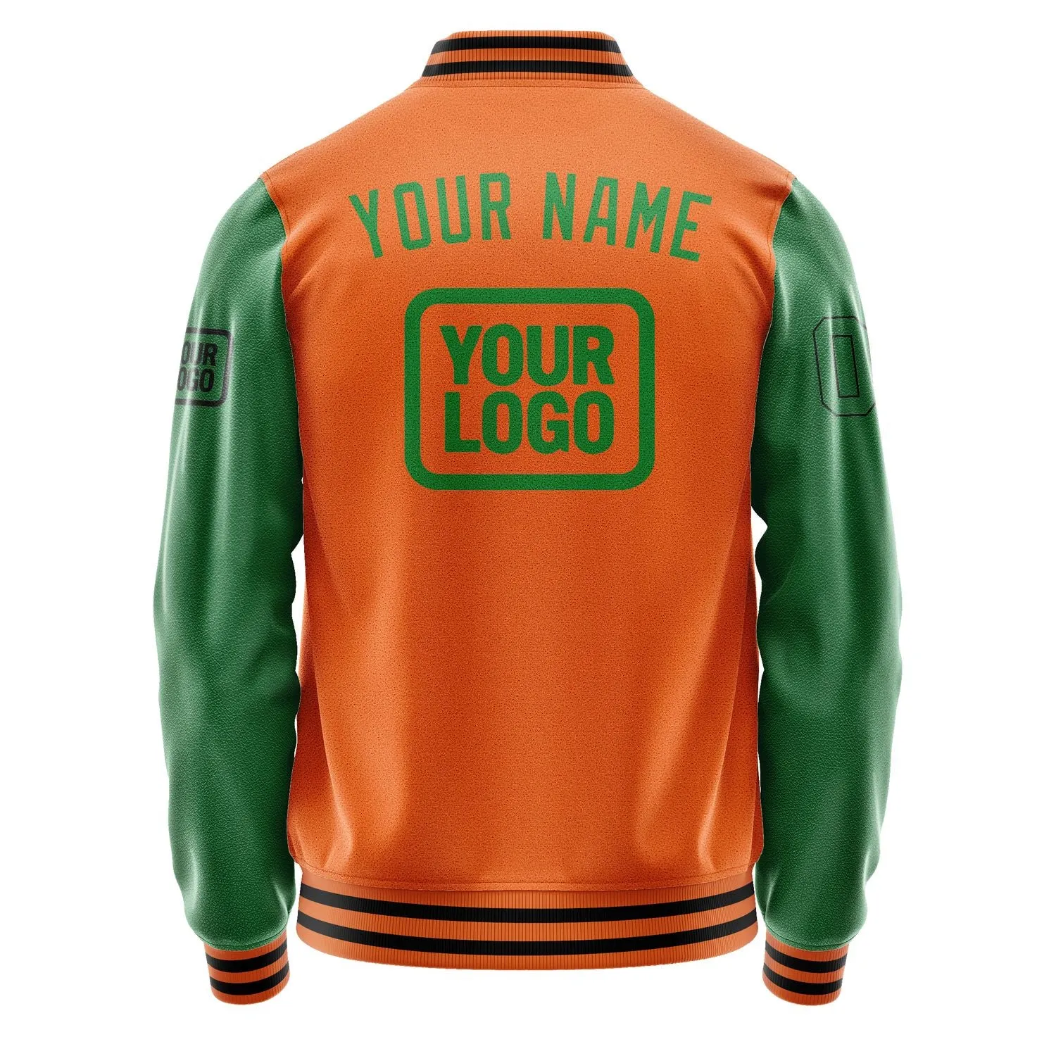 Custom Orange Emerald Green Jacket sold by Tailorly product image thumbnail 4