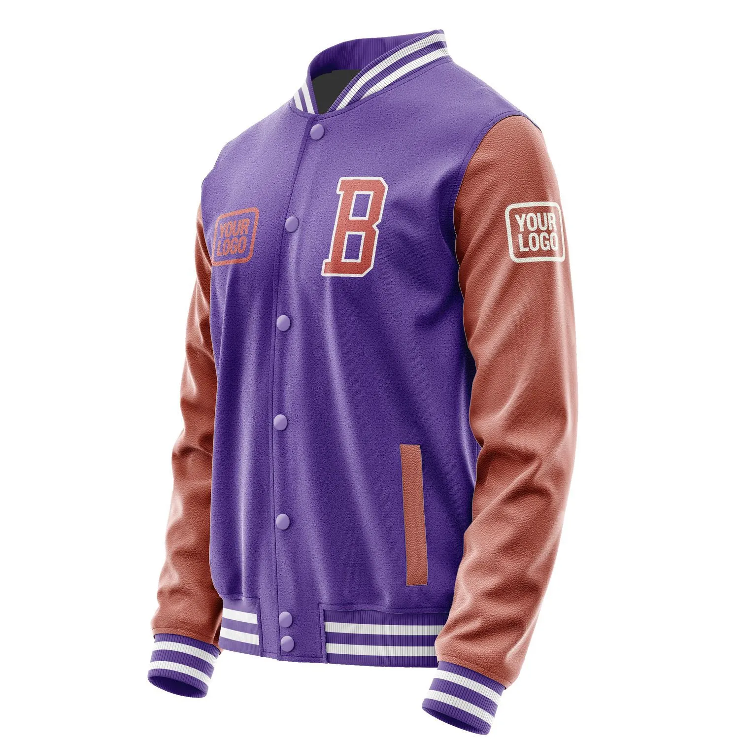 Custom Light Purple Copper Rose Jacket sold by Tailorly product image thumbnail 3
